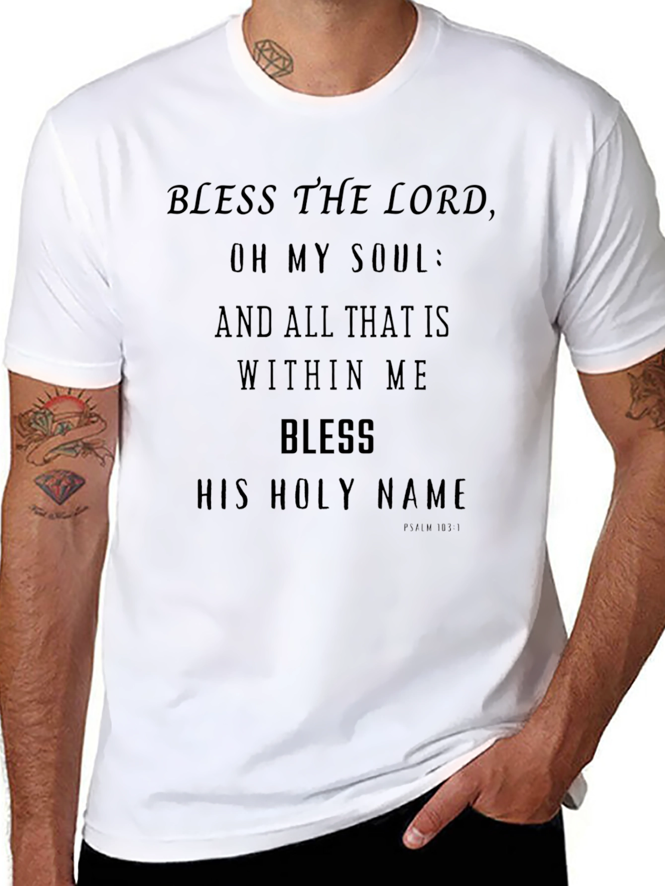 Bless the Lord Black T-Shirt