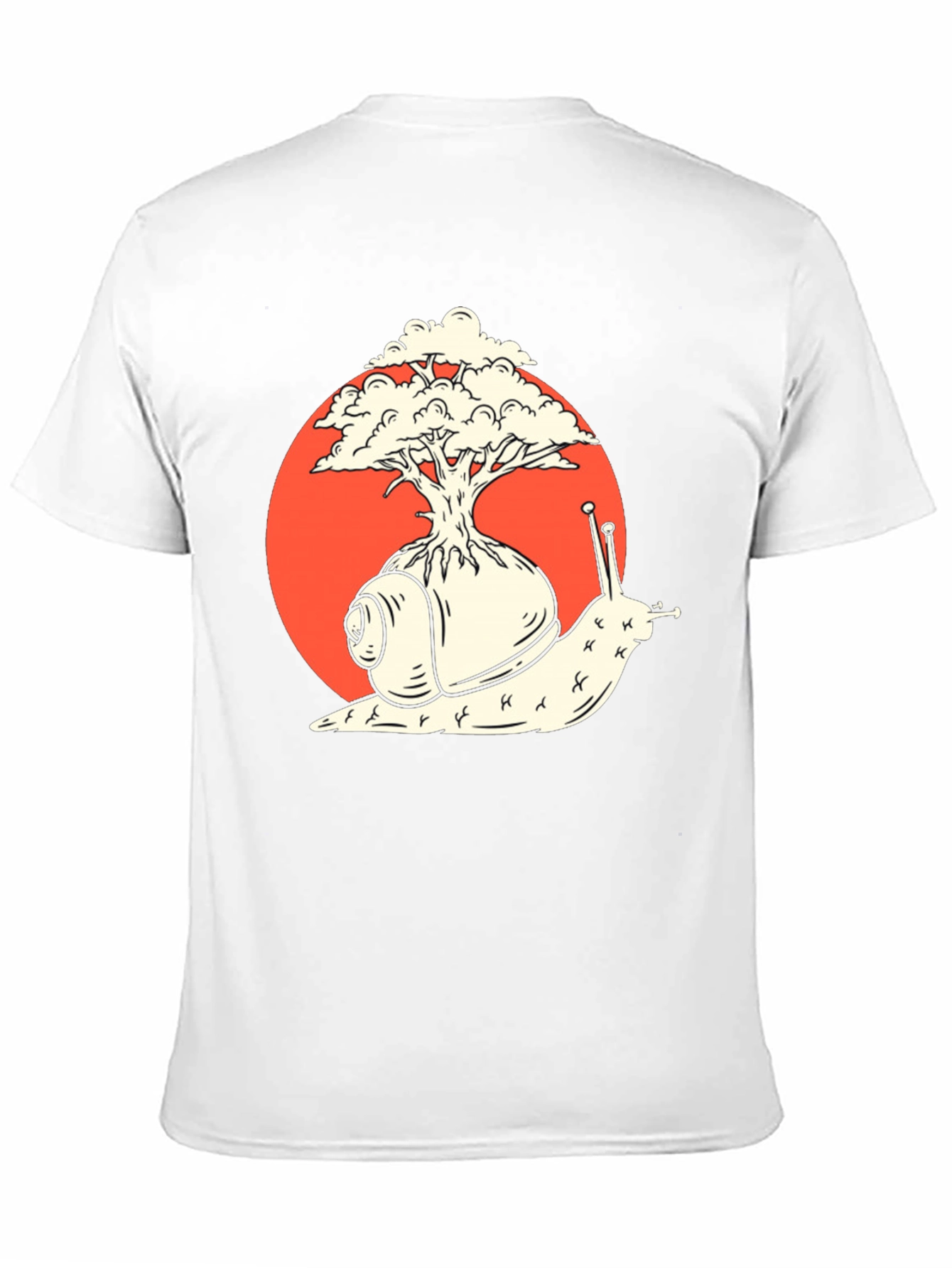 Snail Tree T-Shirt - Nature Inspired Graphic Tee
