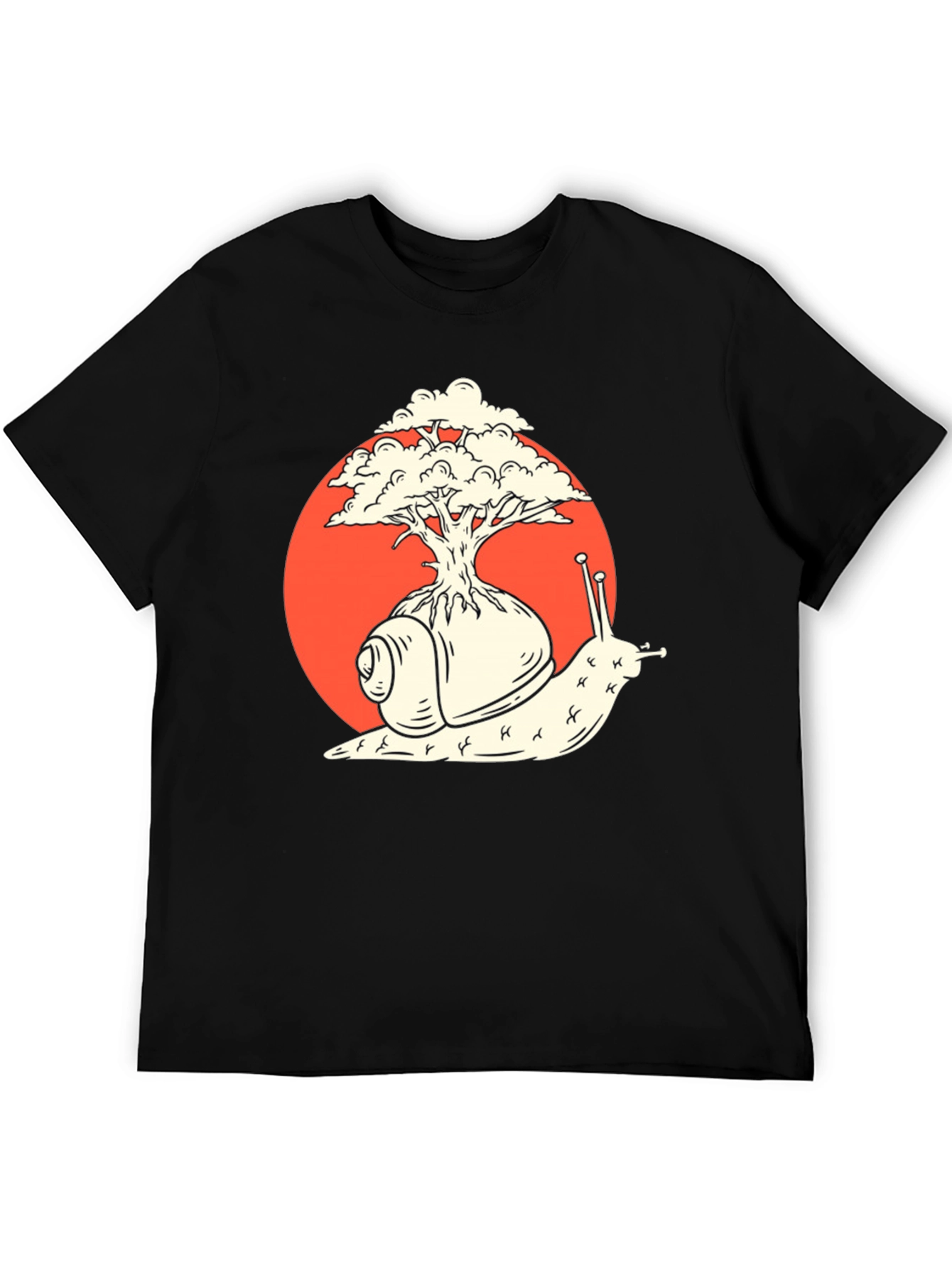 Snail Tree T-Shirt - Nature Inspired Graphic Tee