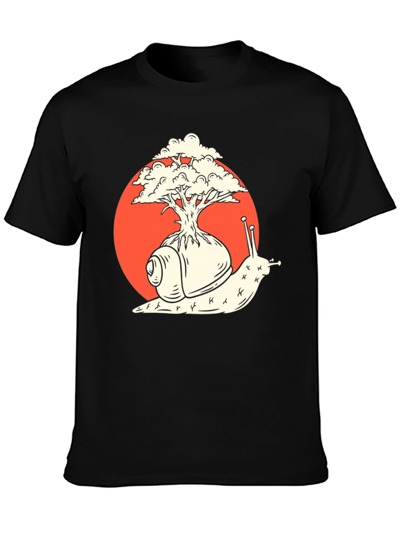 Snail Tree T-Shirt - Nature Inspired Graphic Tee