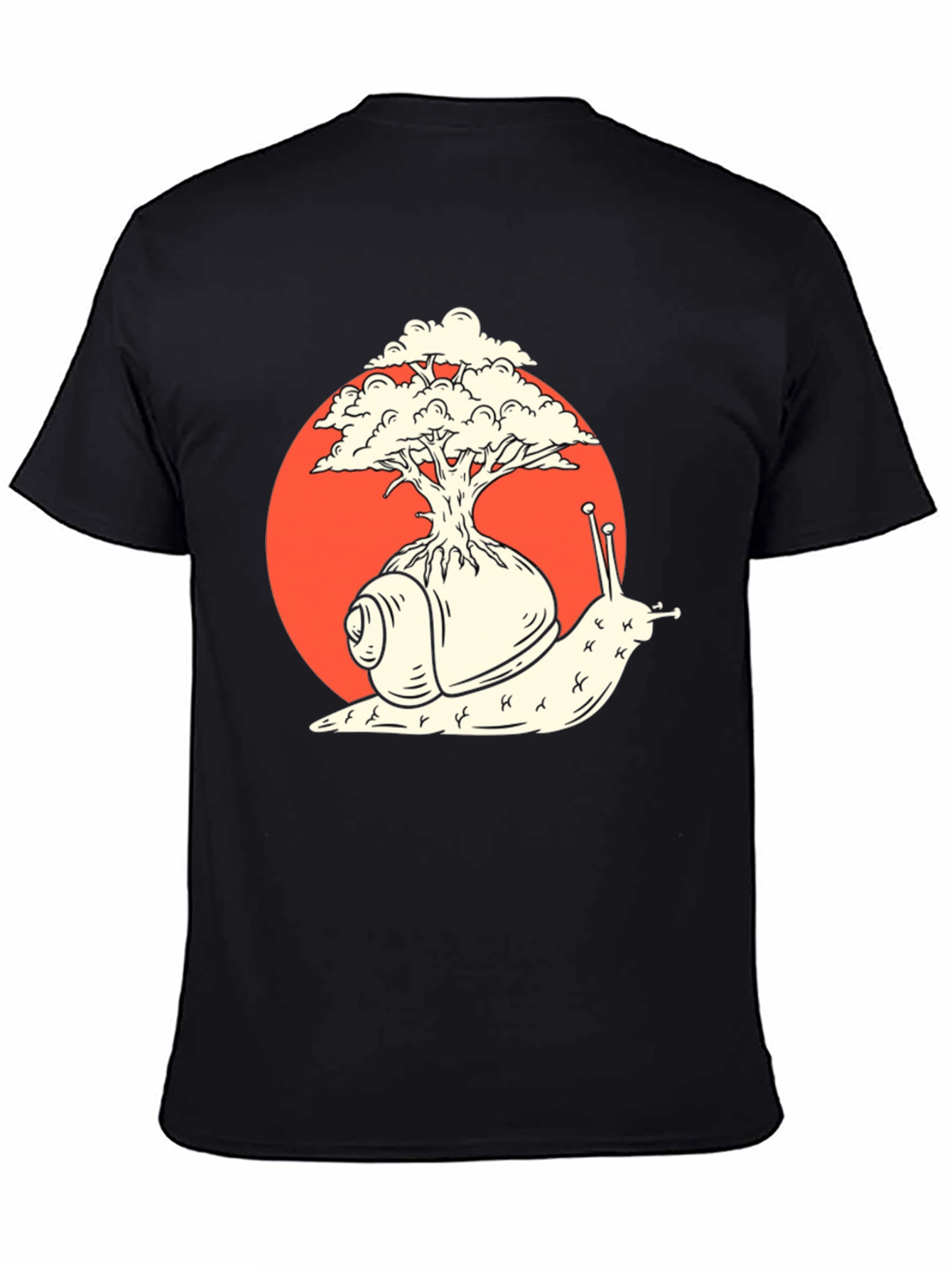 Snail Tree T-Shirt - Nature Inspired Graphic Tee