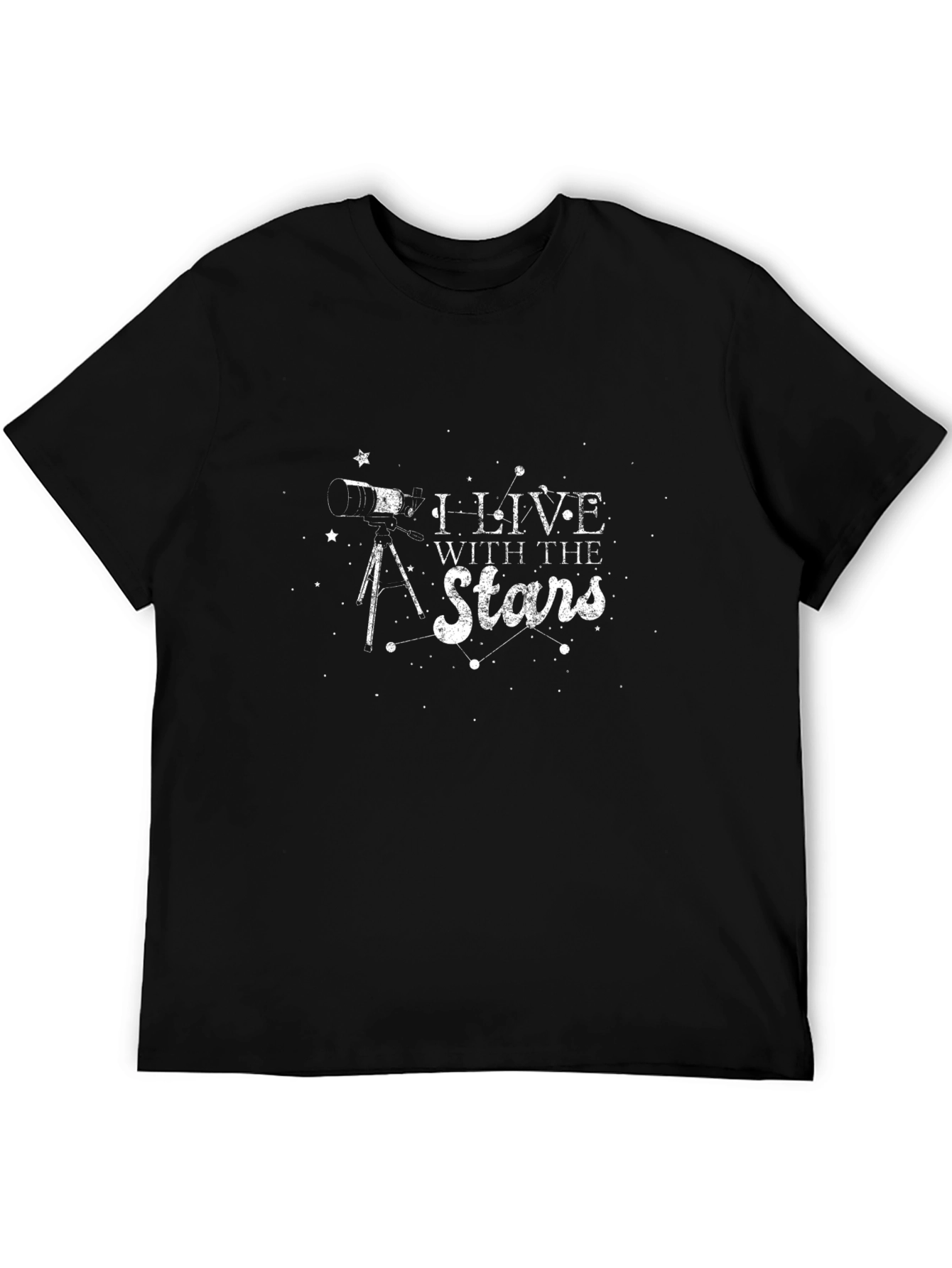 I Live With The Stars Graphic T-Shirt