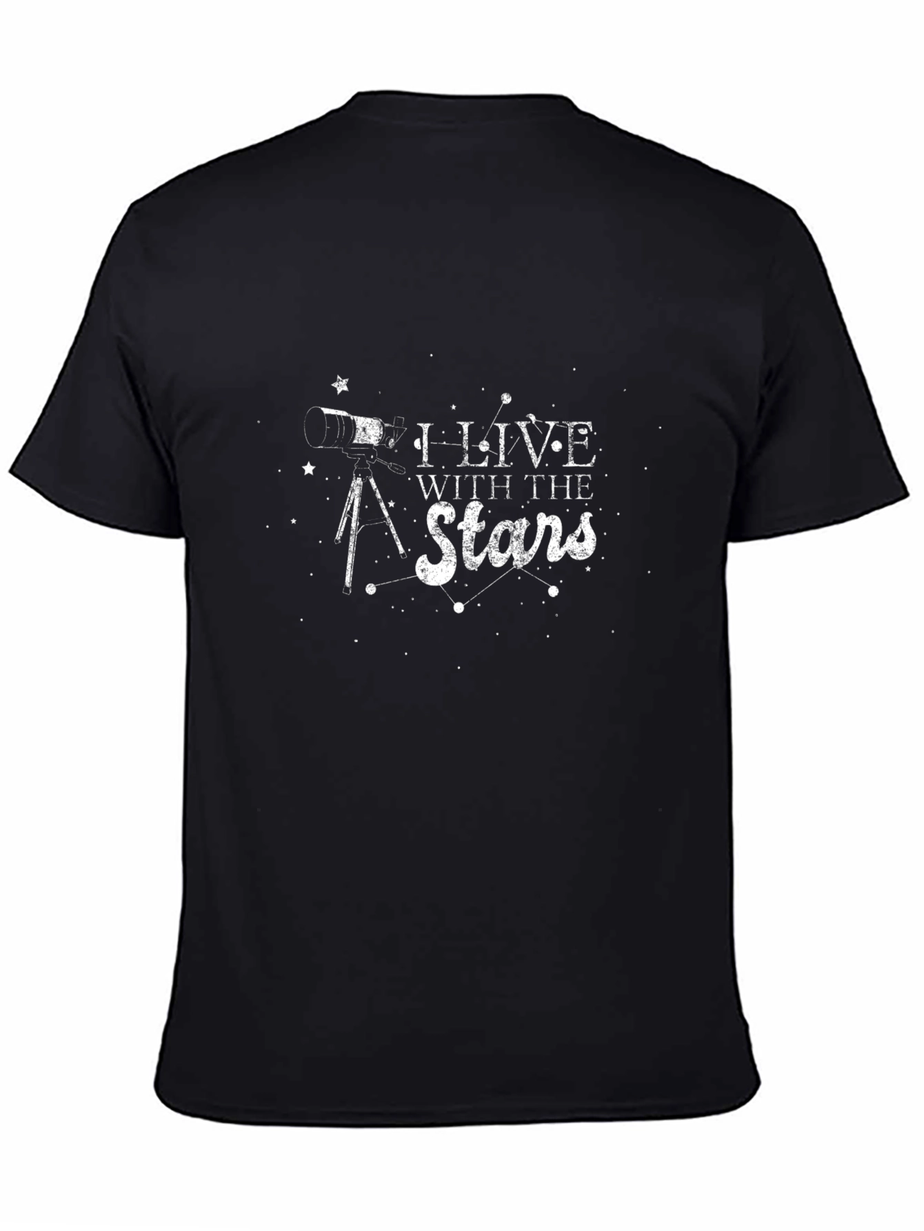I Live With The Stars Graphic T-Shirt