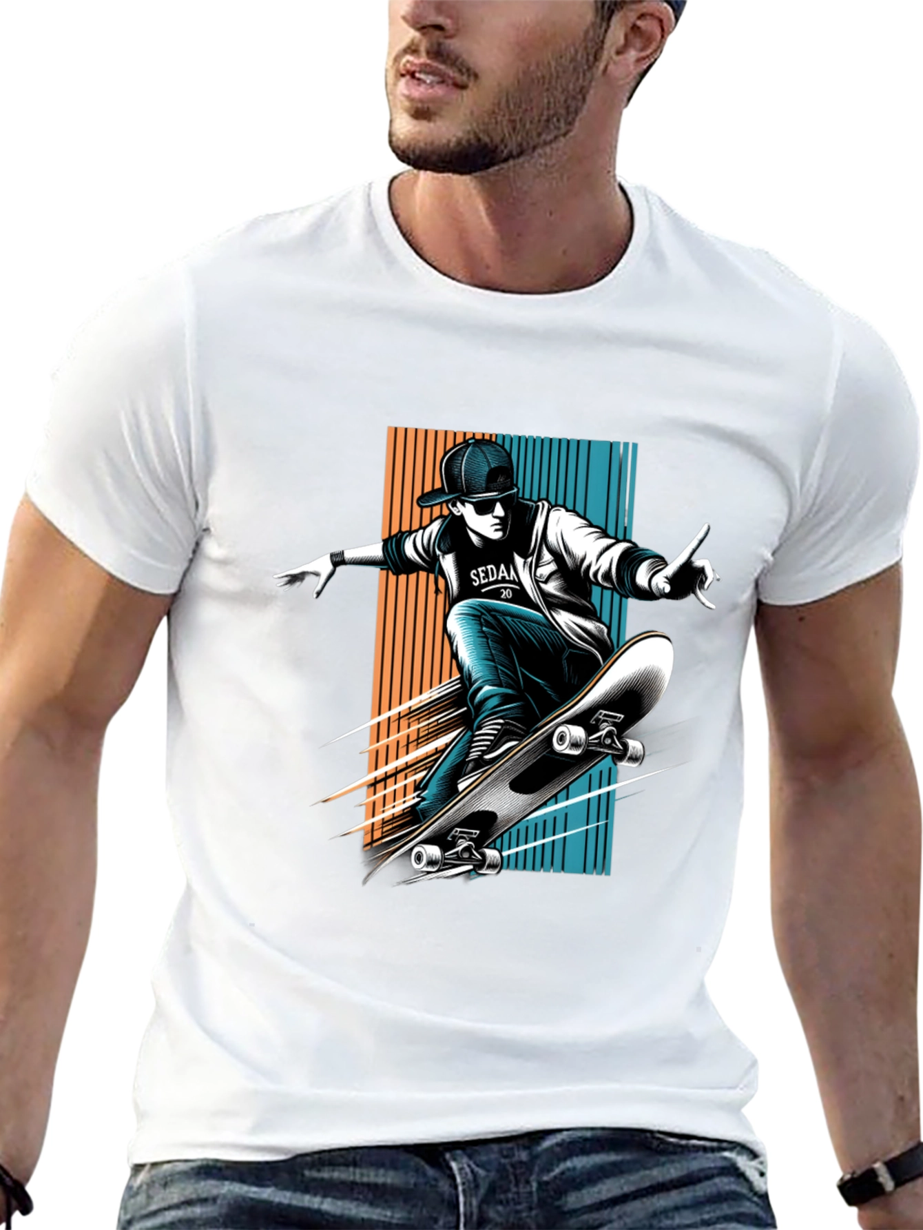 Skateboarding T-Shirt: Urban Style