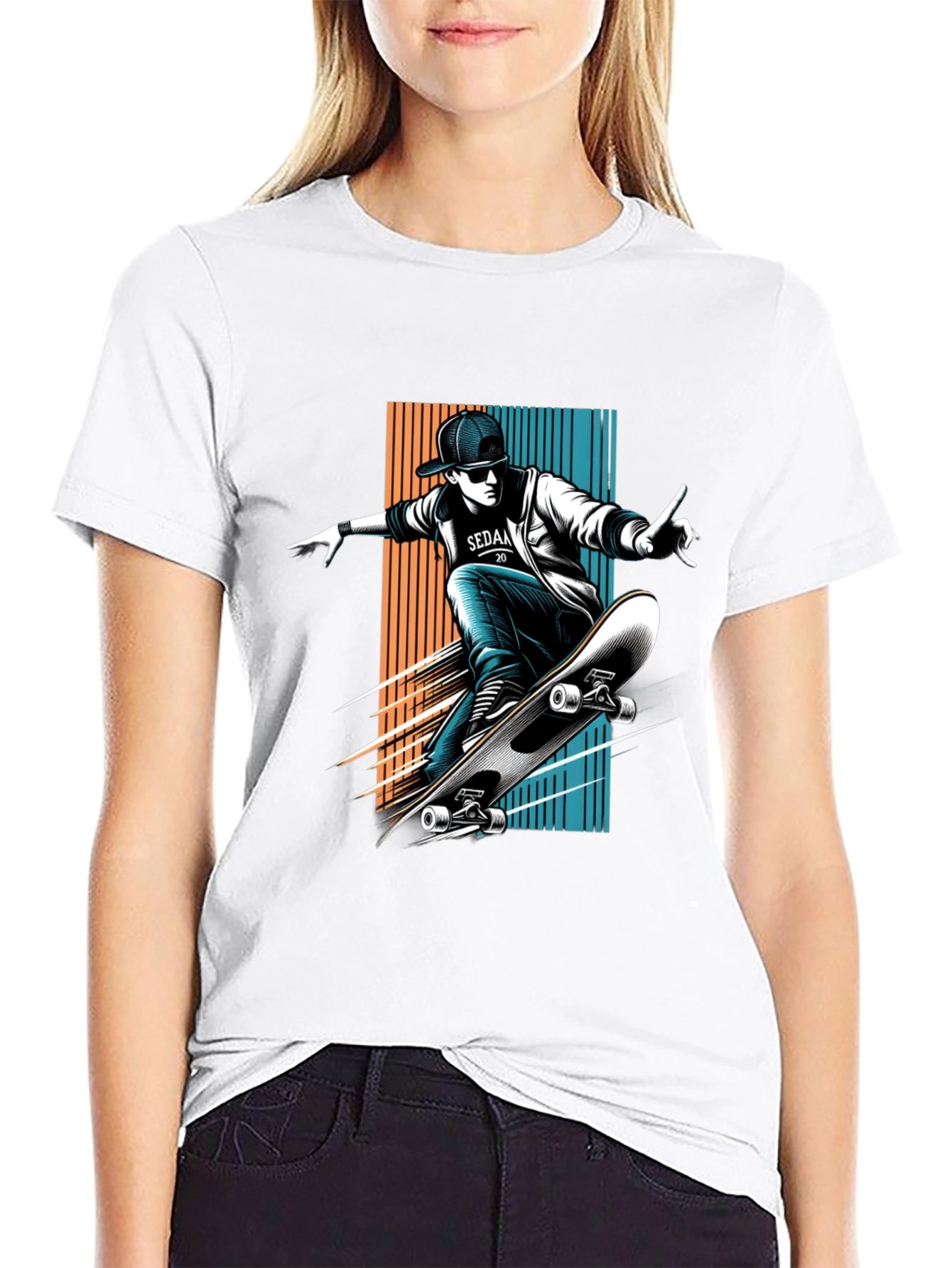 Skateboarding T-Shirt: Urban Style