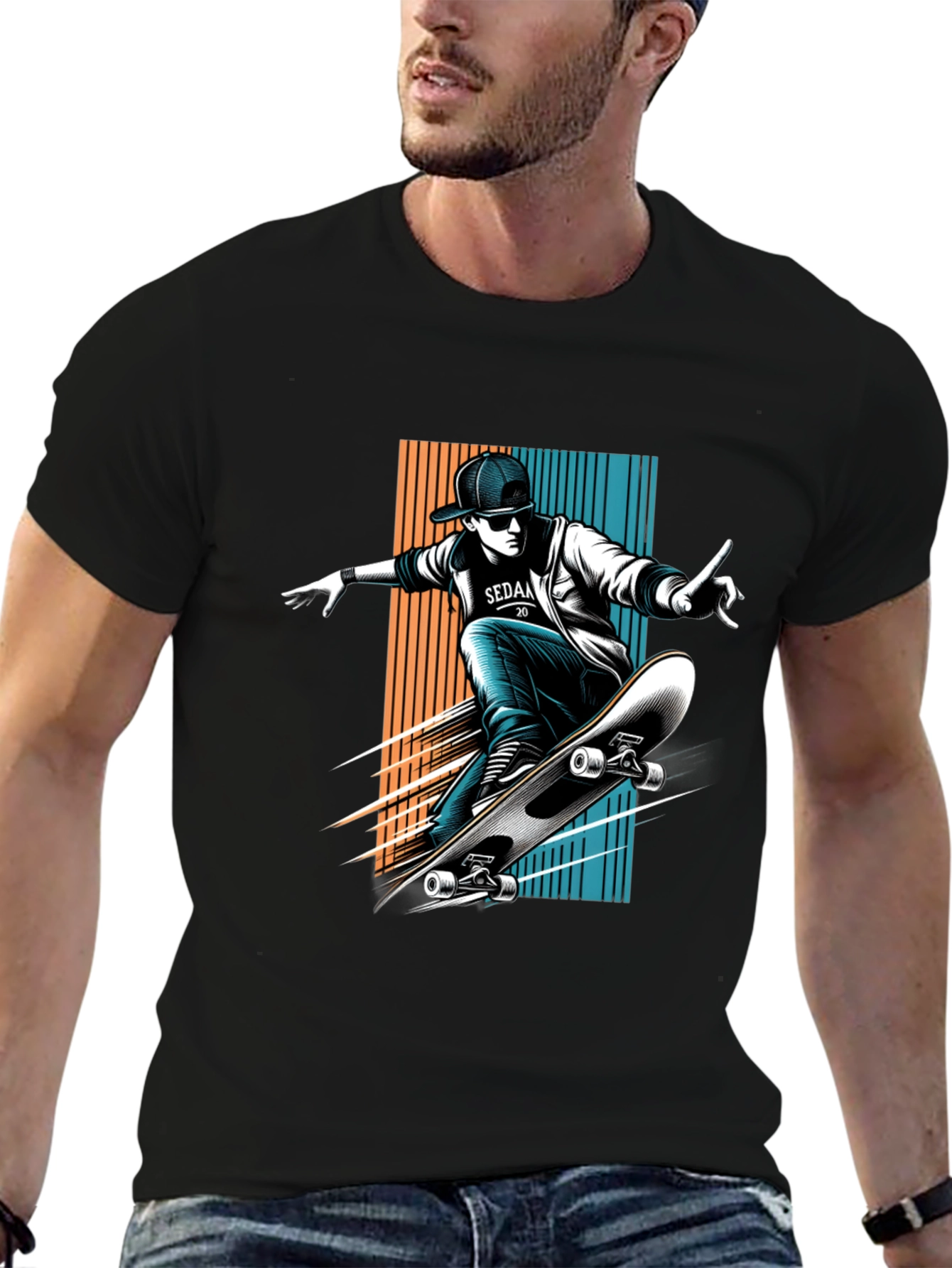 Skateboarding T-Shirt: Urban Style