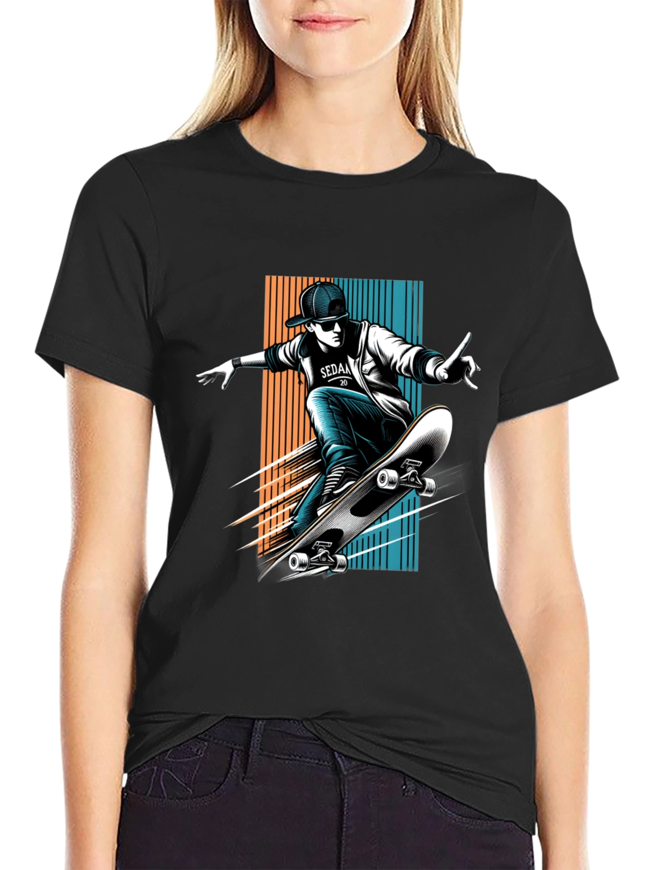 Skateboarding T-Shirt: Urban Style