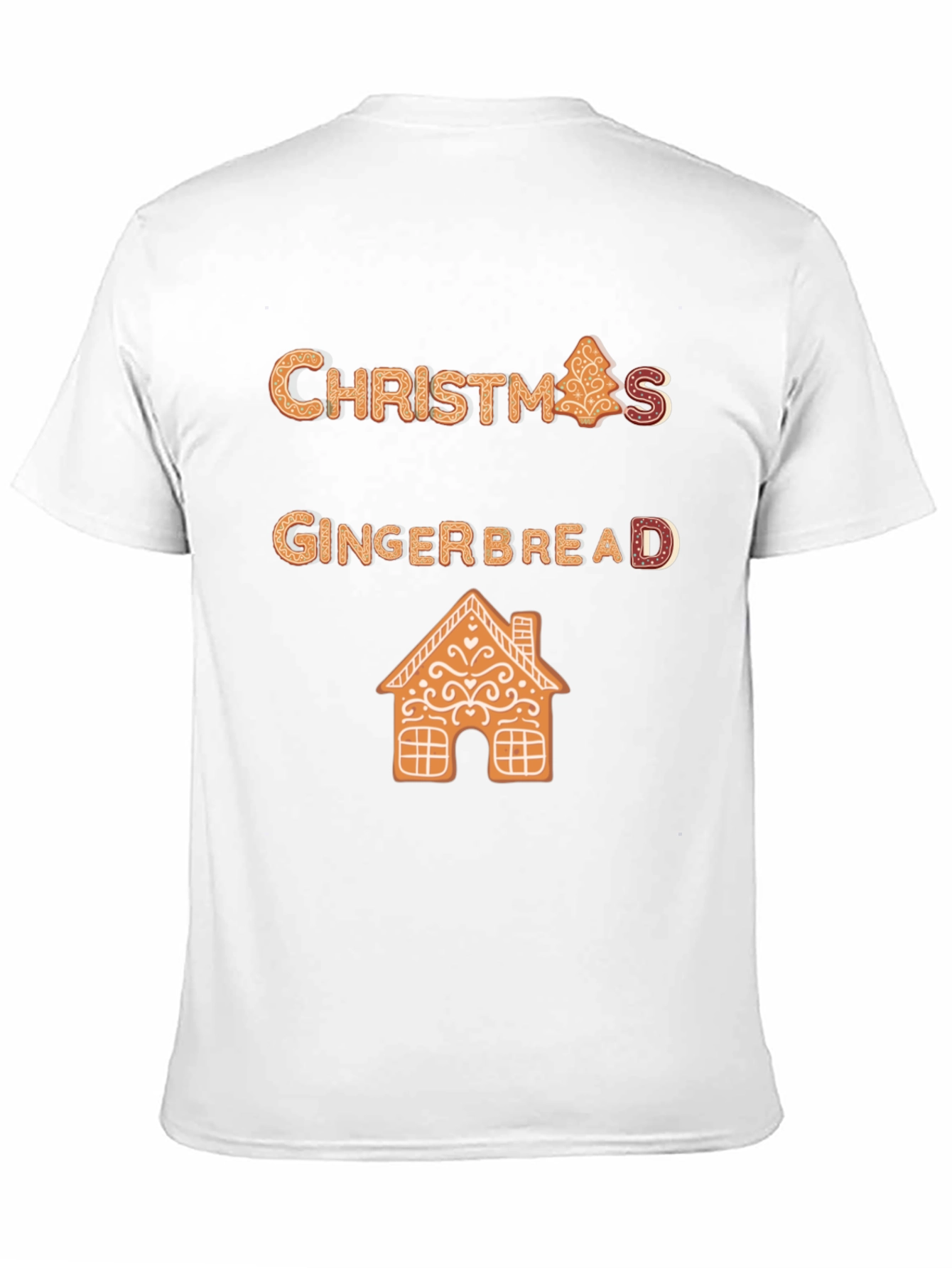 Christmas Gingerbread T-Shirt Festive Holiday Apparel