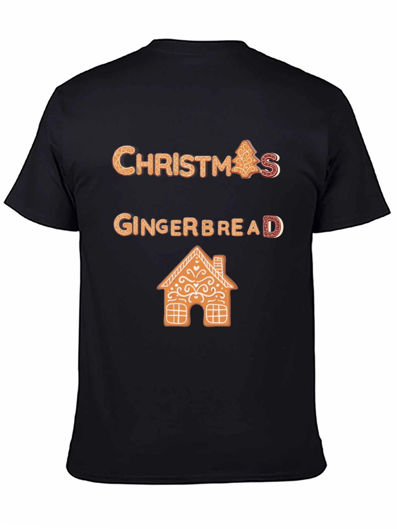 Christmas Gingerbread T-Shirt Festive Holiday Apparel