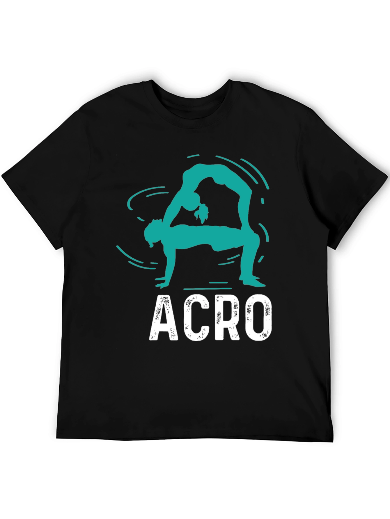 Acro T-Shirt - Black Cotton Graphic Tee