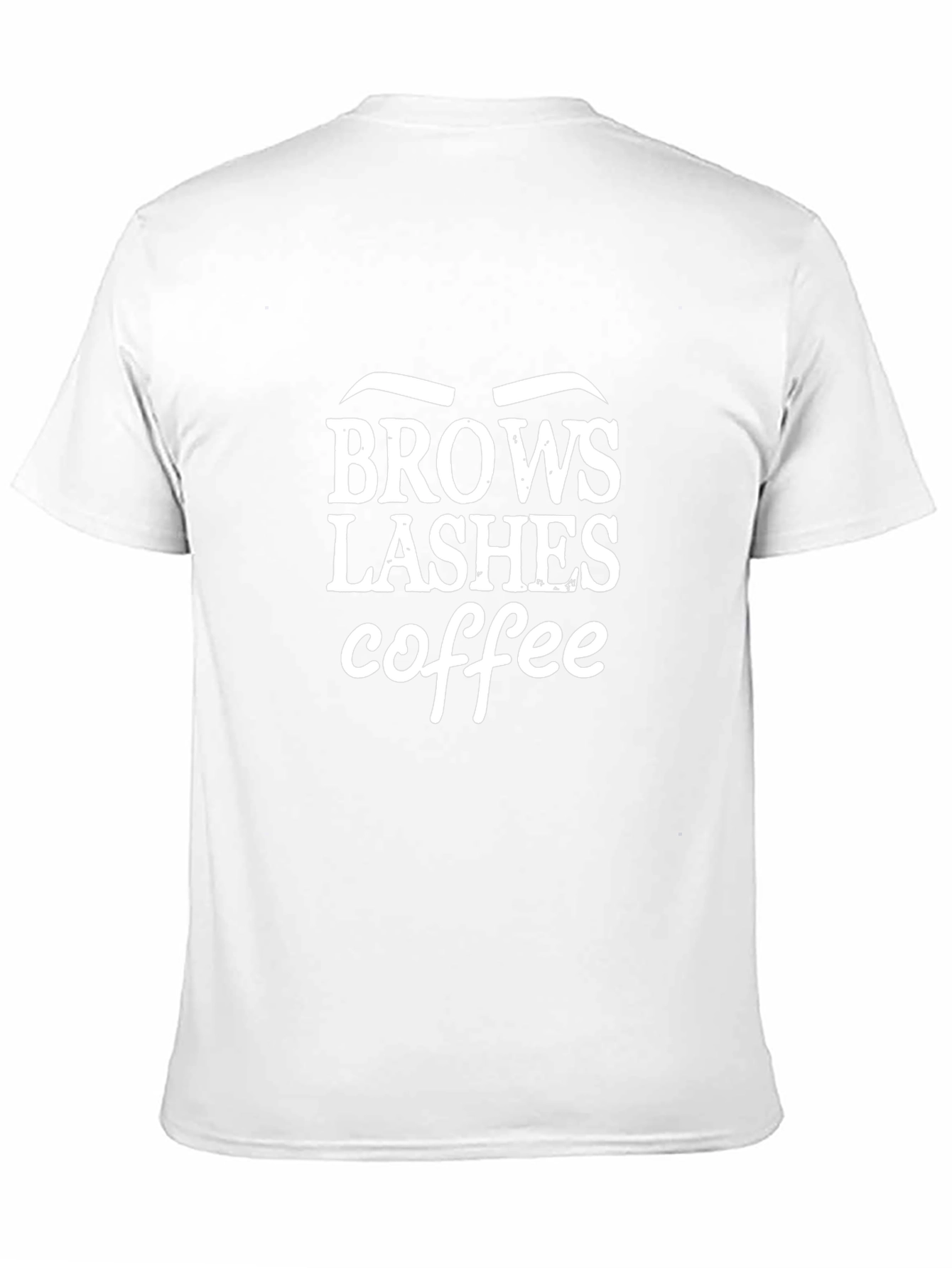Brows Lashes Coffee Graphic Tee - Unisex T-Shirt