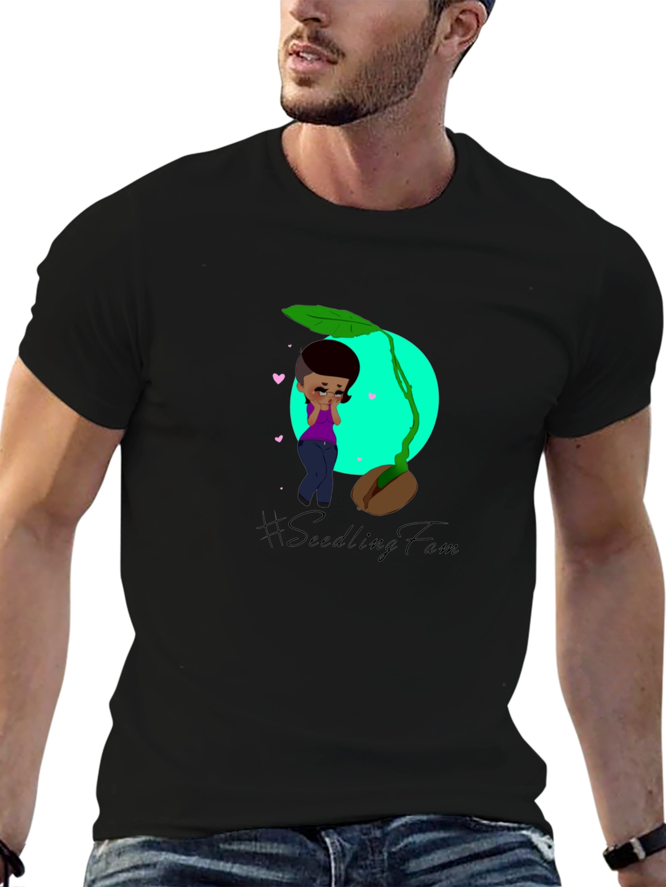 Seedling Fam Graphic Tee - Soft Cotton Blend