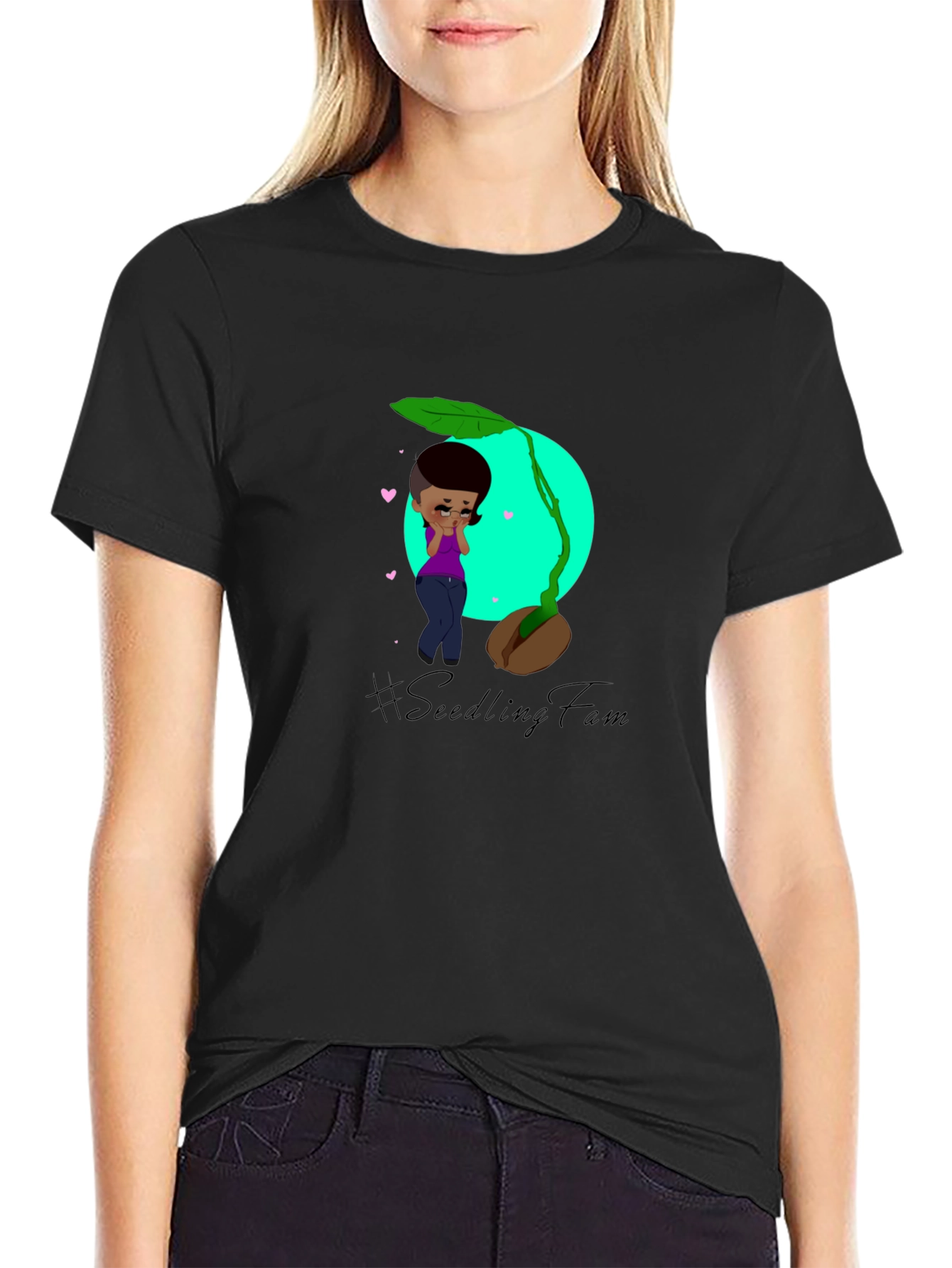 Seedling Fam Graphic Tee - Soft Cotton Blend