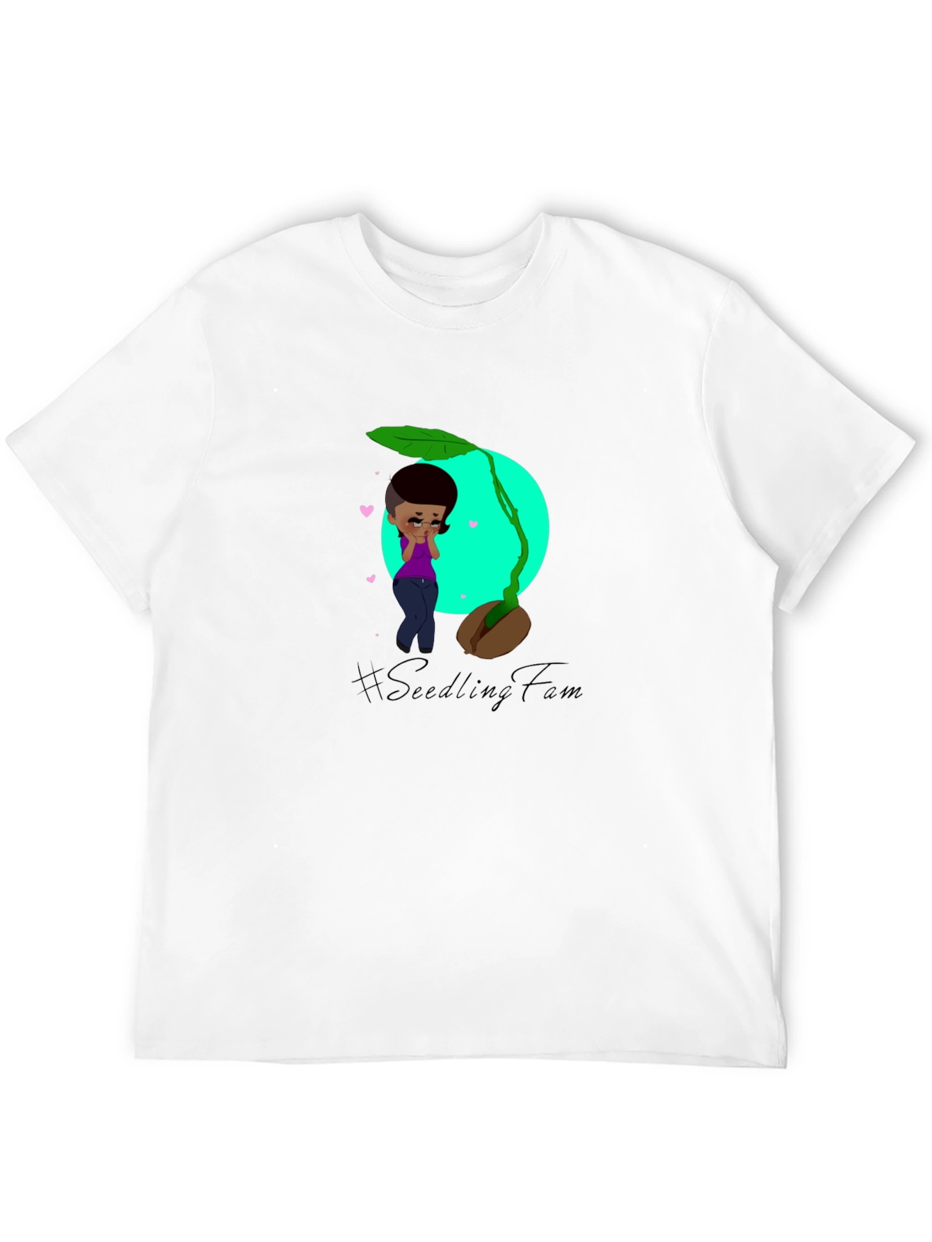 Seedling Fam Graphic Tee - Soft Cotton Blend