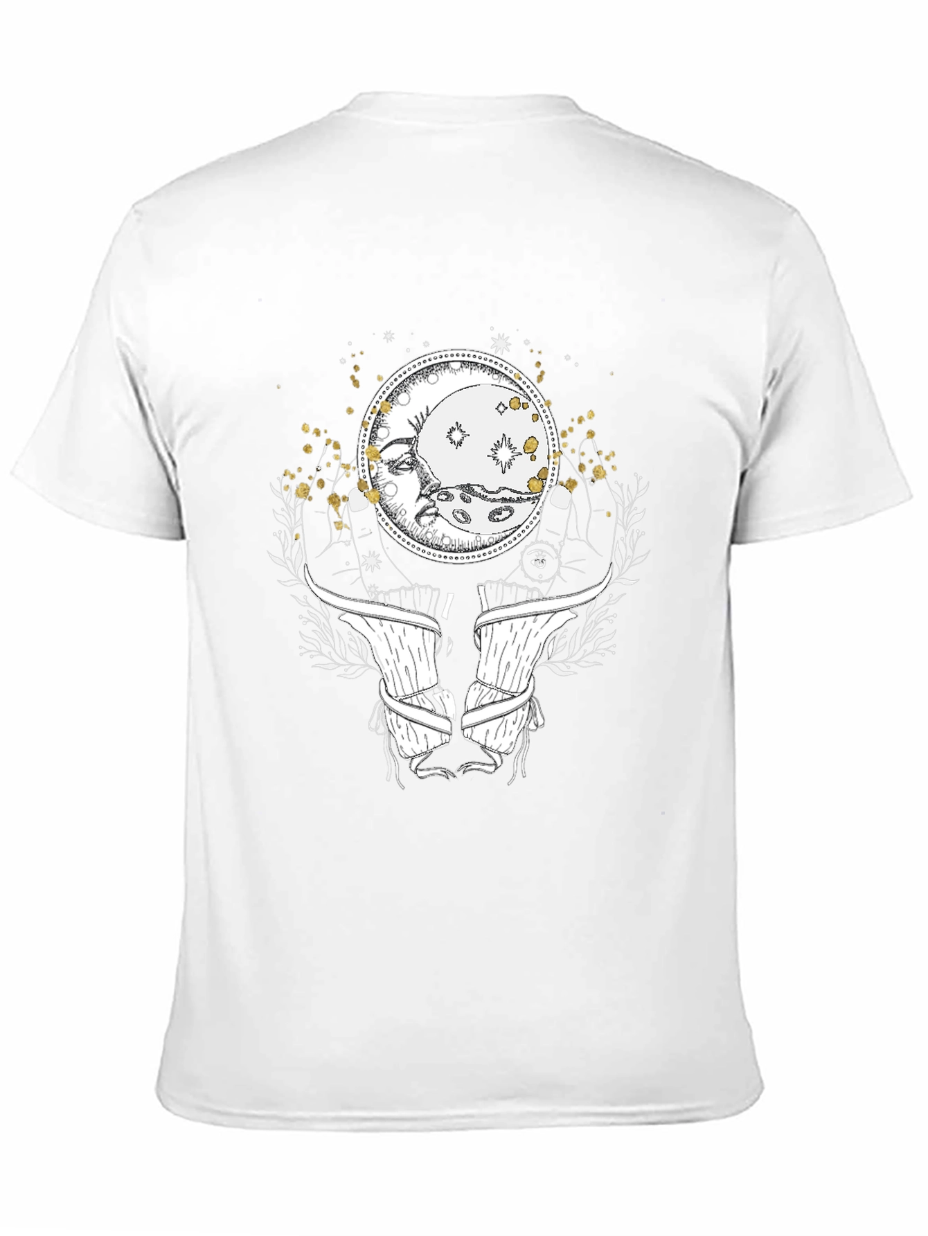 Mystic Moon Graphic Tee - Celestial Design