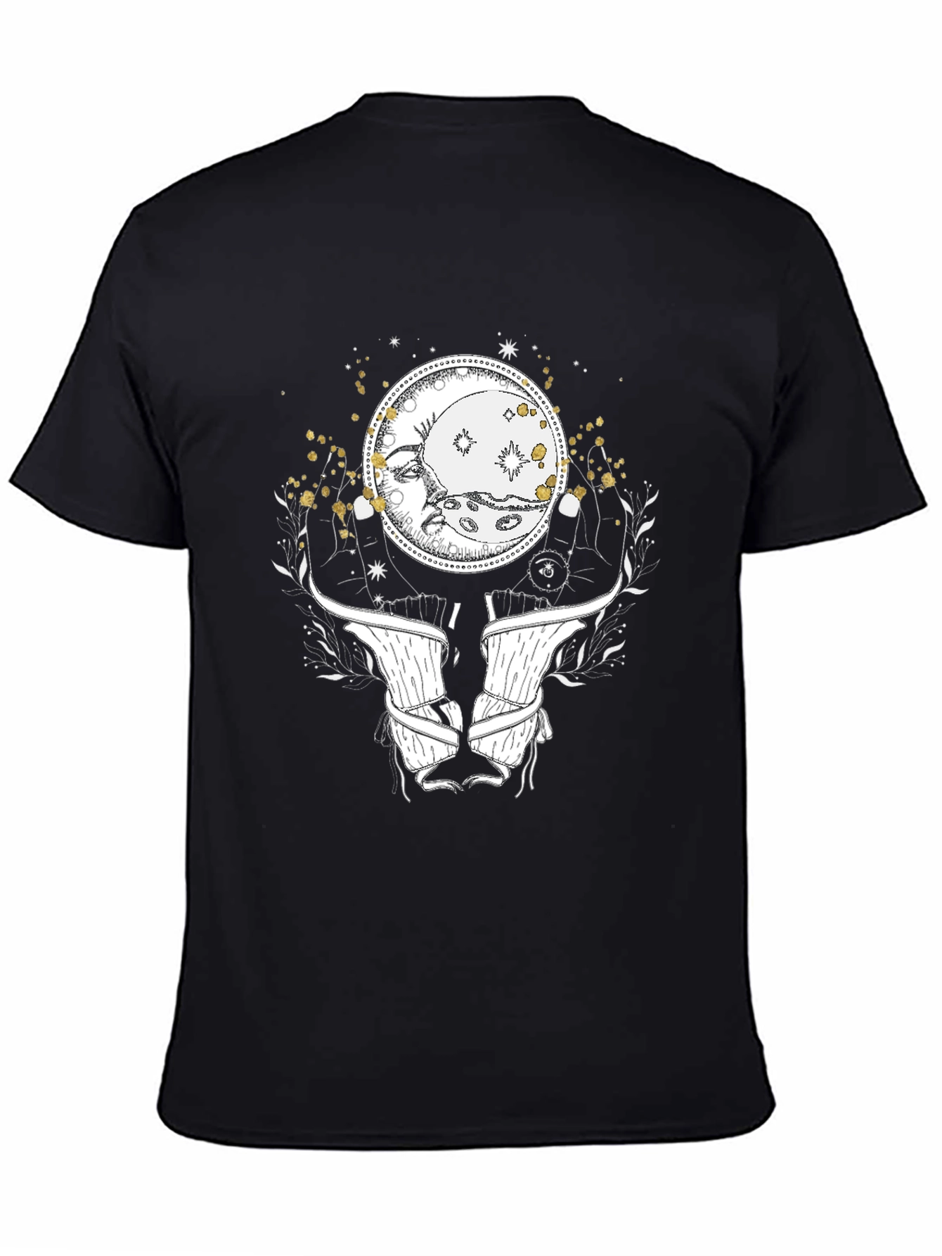 Mystic Moon Graphic Tee - Celestial Design