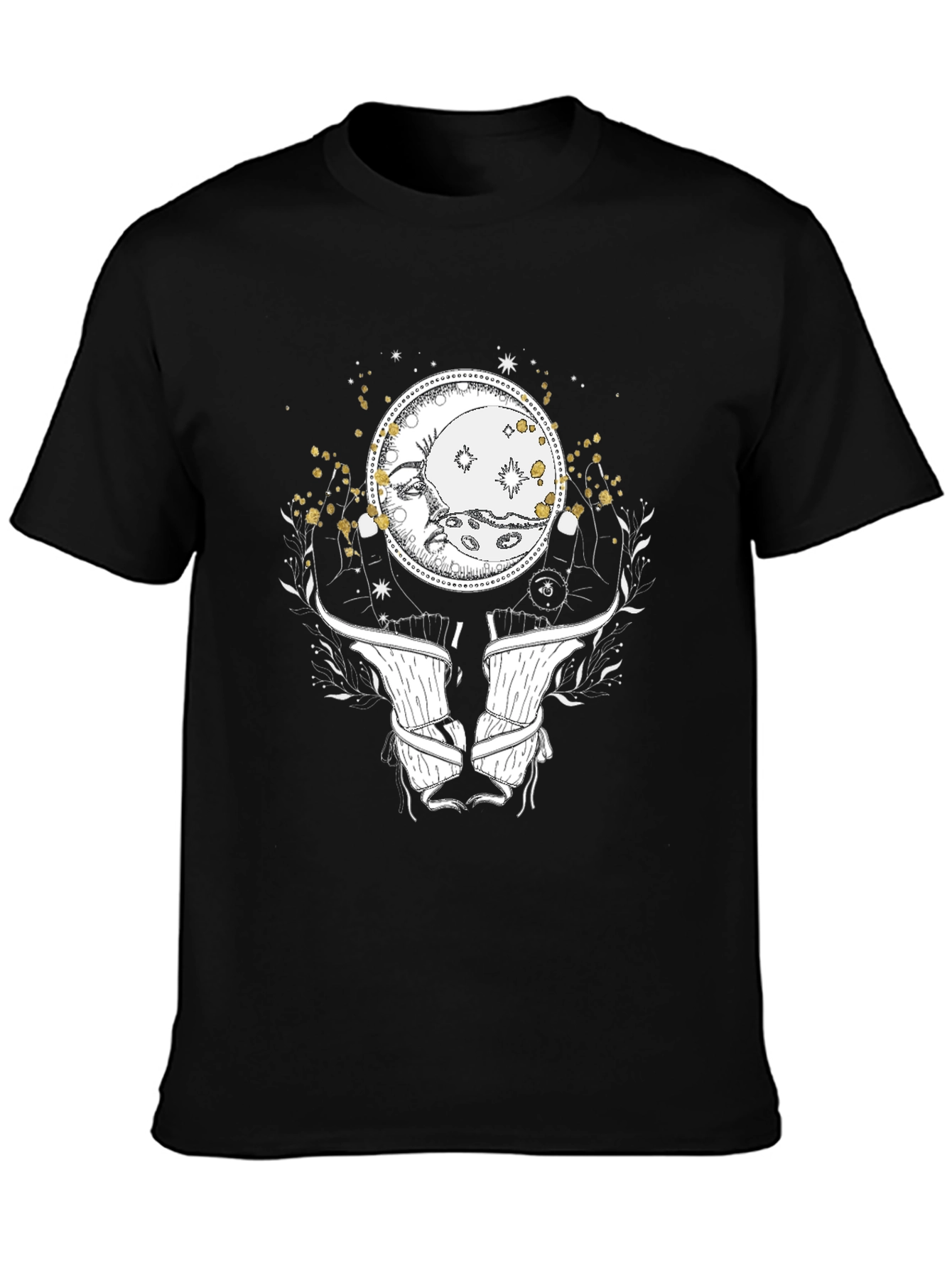 Mystic Moon Graphic Tee - Celestial Design