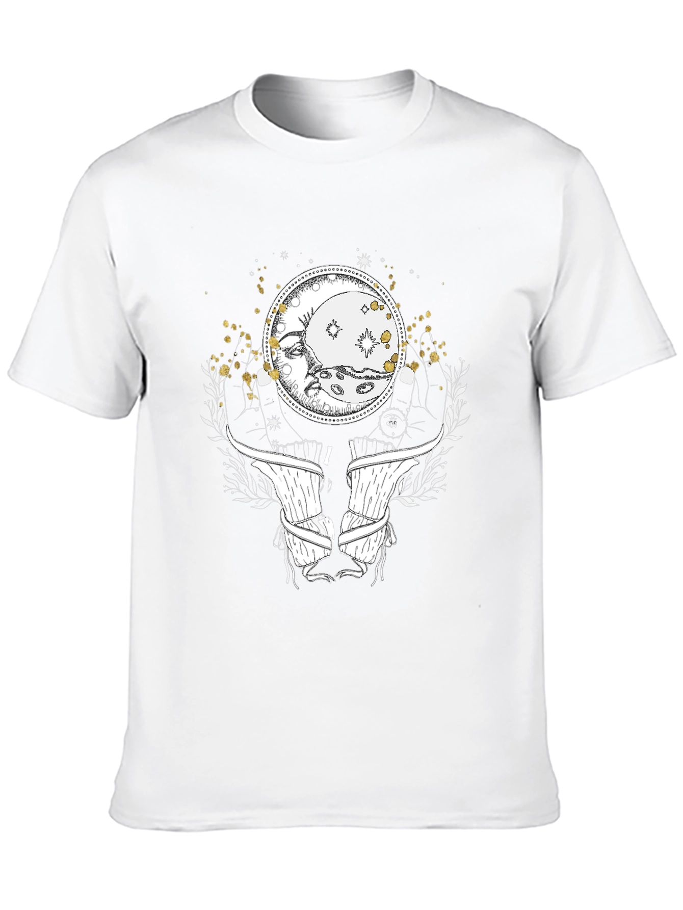 Mystic Moon Graphic Tee - Celestial Design