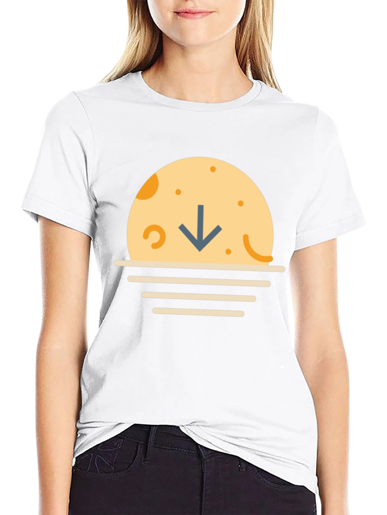 Sunset Arrow Graphic T-Shirt - Casual Comfort