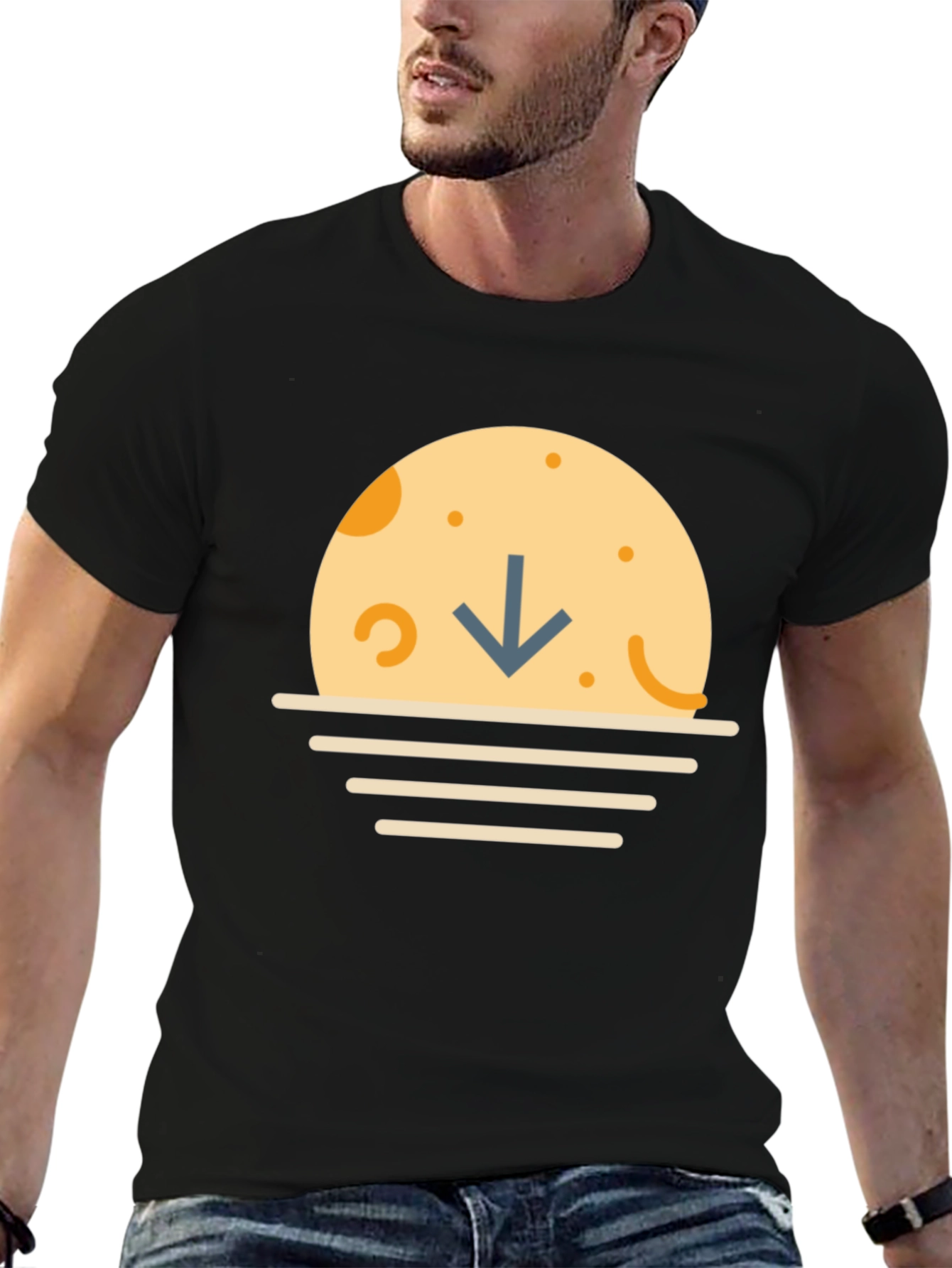 Sunset Arrow Graphic T-Shirt - Casual Comfort