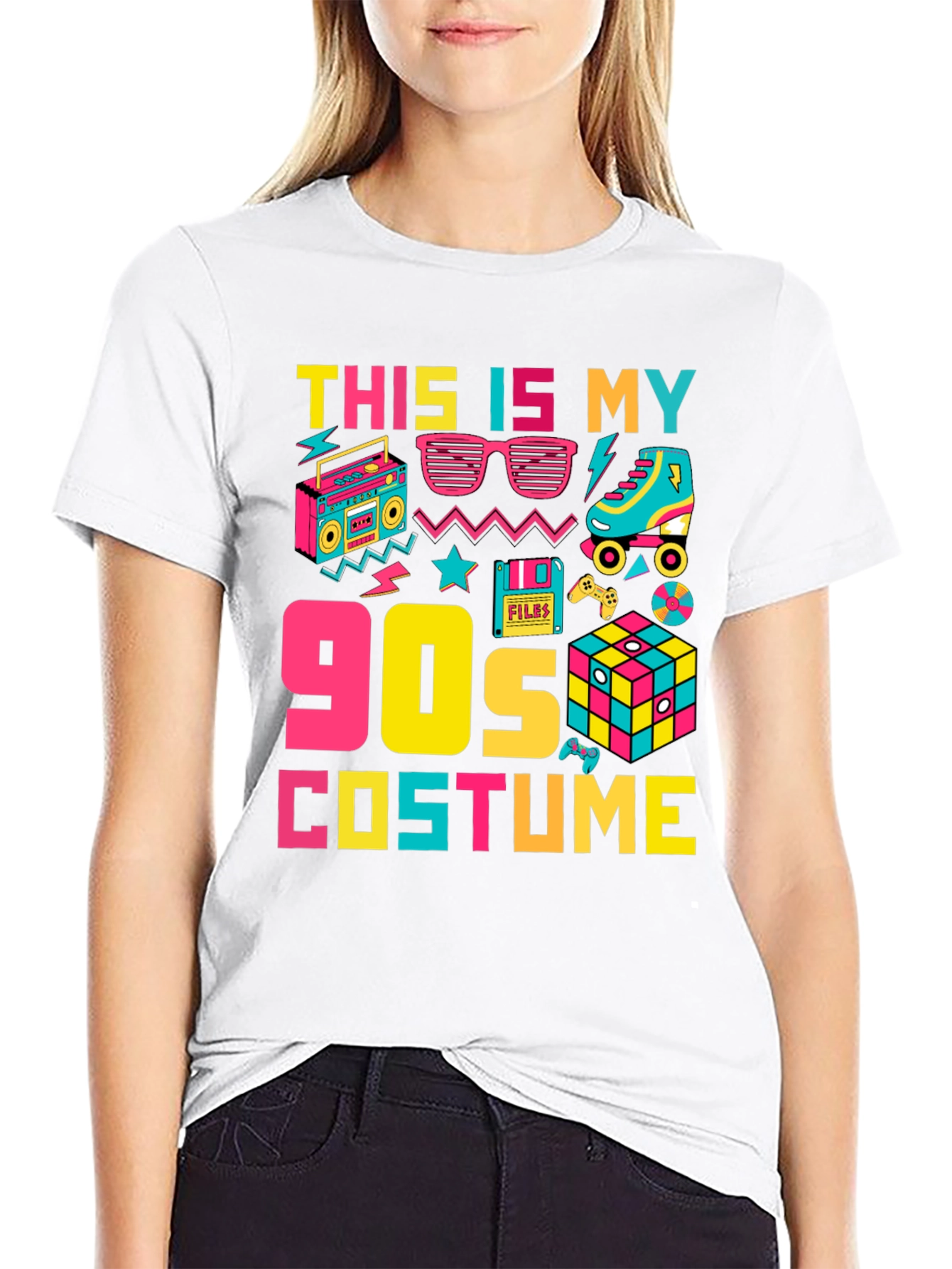 90s Costume T-Shirt Retro Party Tee