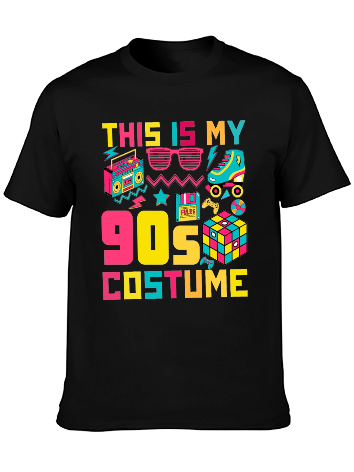 90s Costume T-Shirt Retro Party Tee