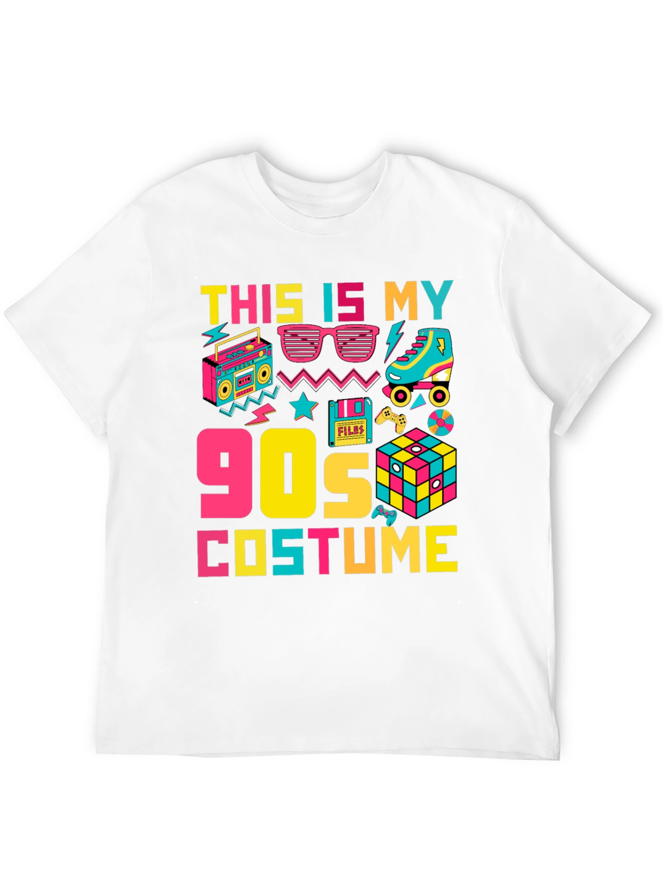 90s Costume T-Shirt Retro Party Tee