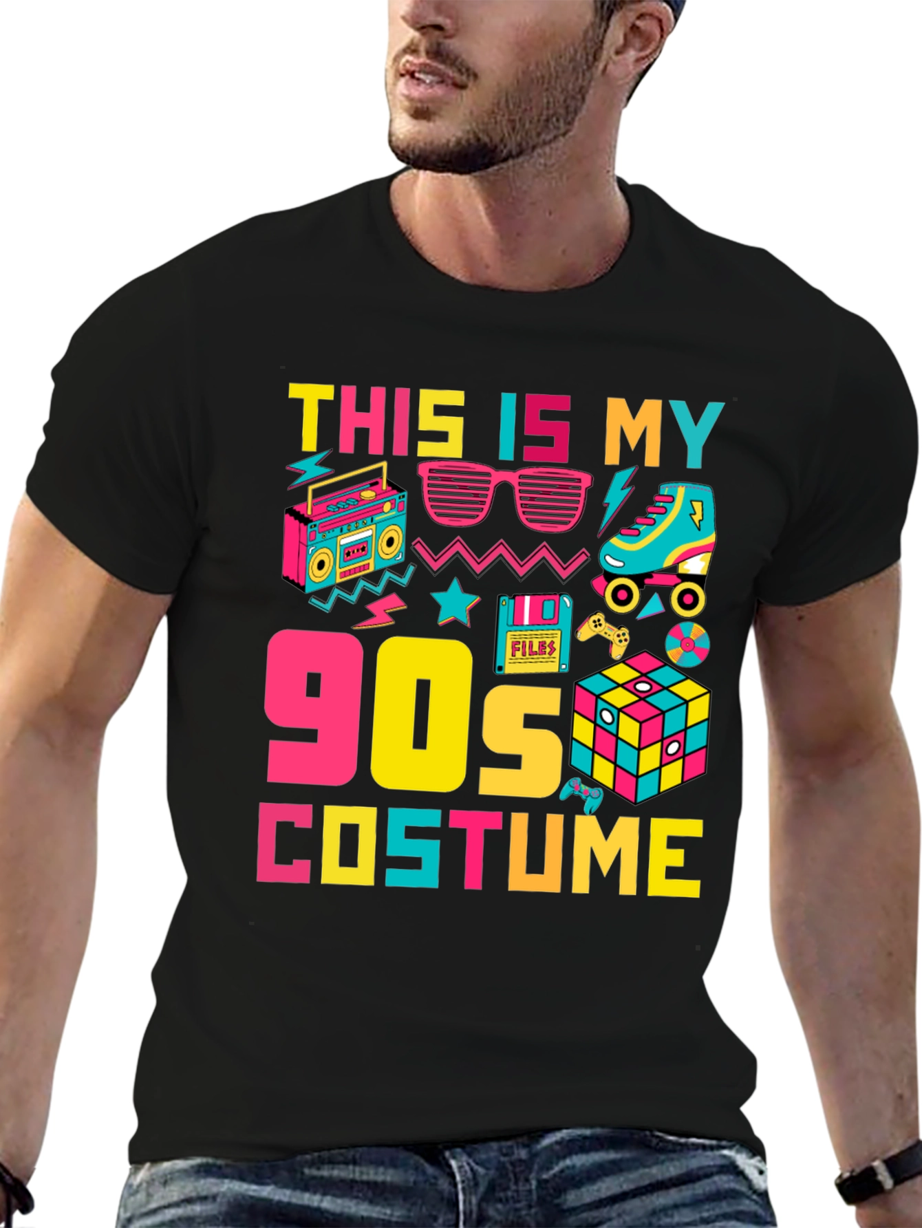 90s Costume T-Shirt Retro Party Tee