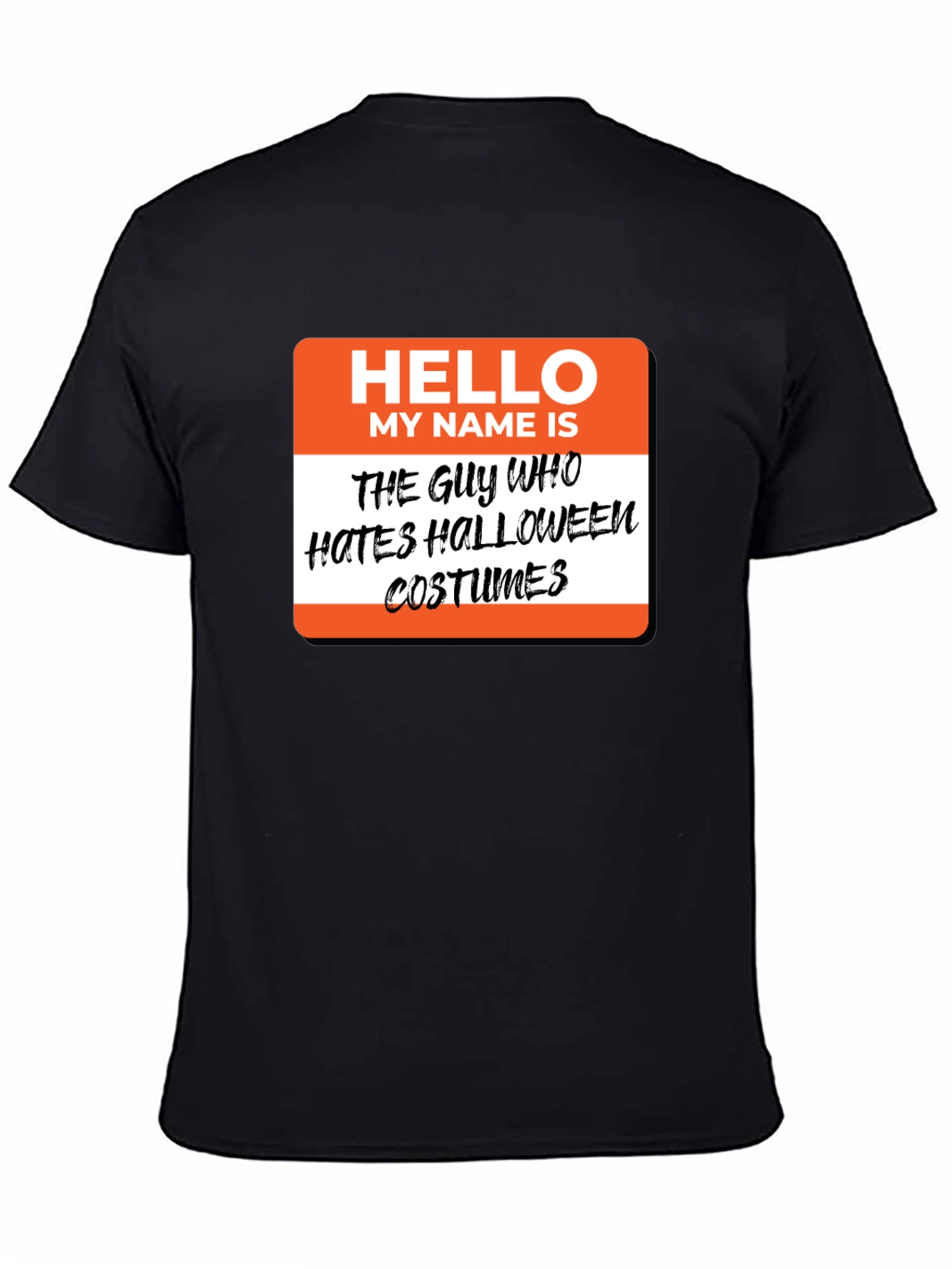 Halloween Hater Costume T-Shirt - Funny Party Tee