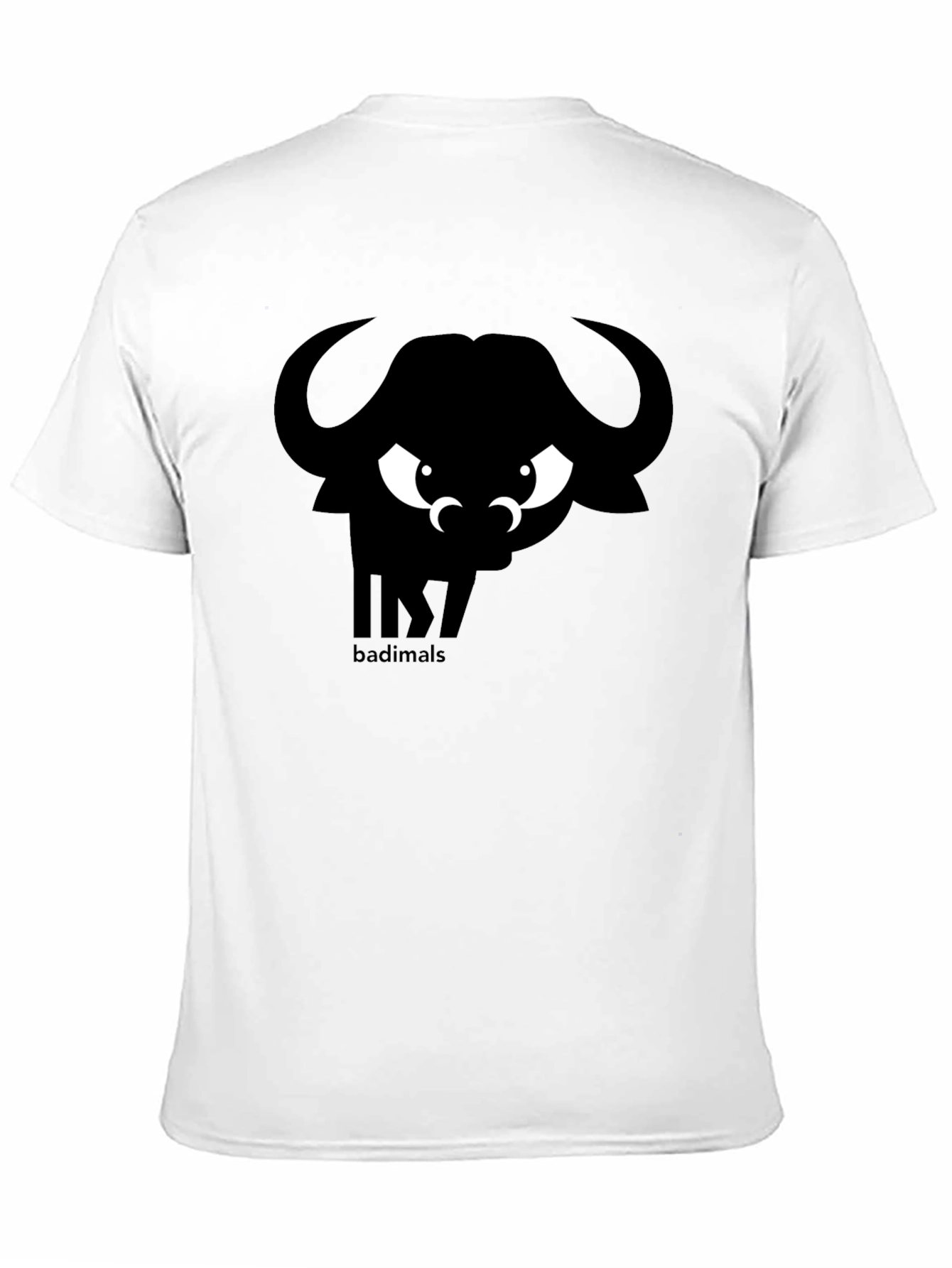 Badimals Buffalo Graphic Tee - Black Cotton T-Shirt