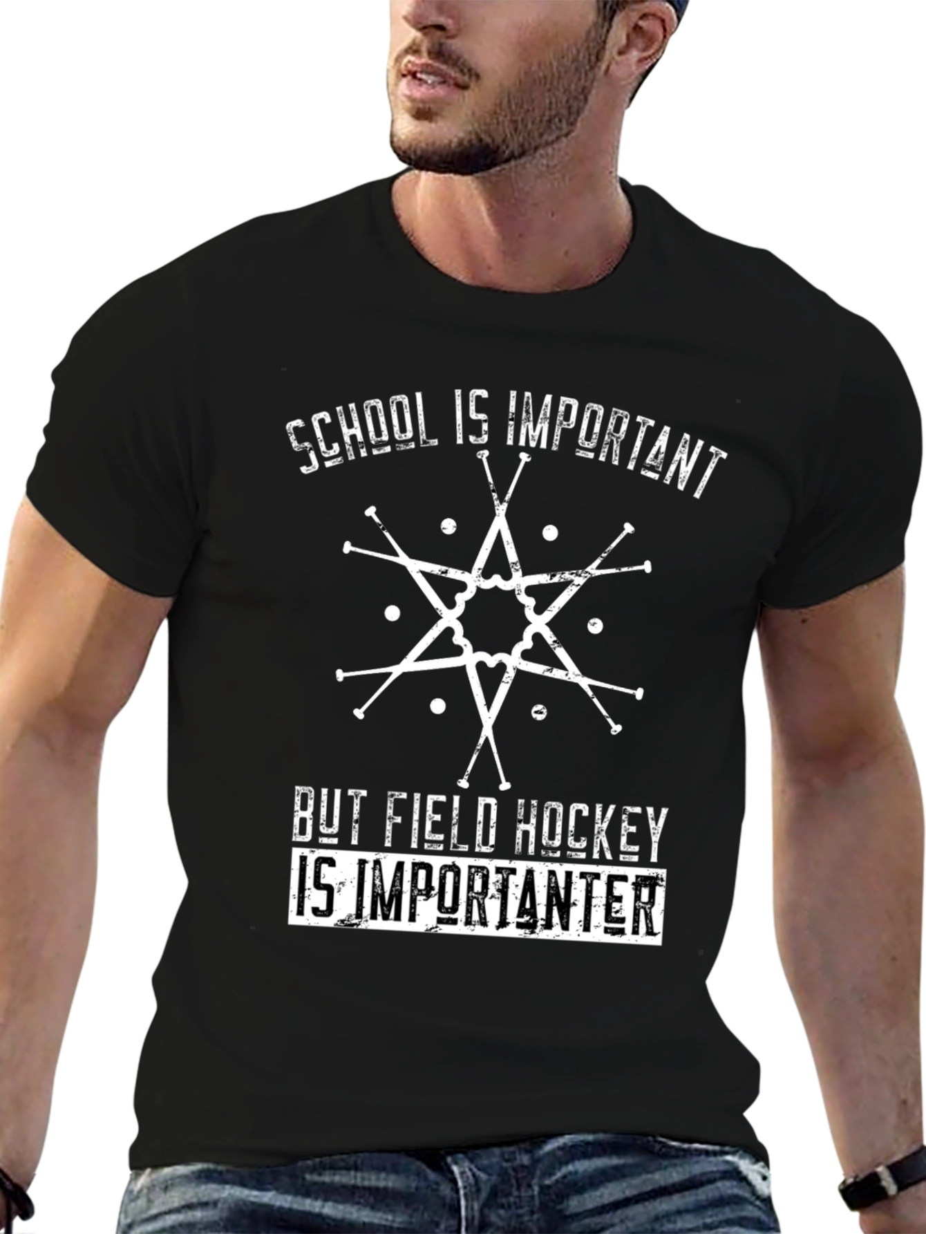 Field Hockey Fan T-Shirt - School vs Hockey