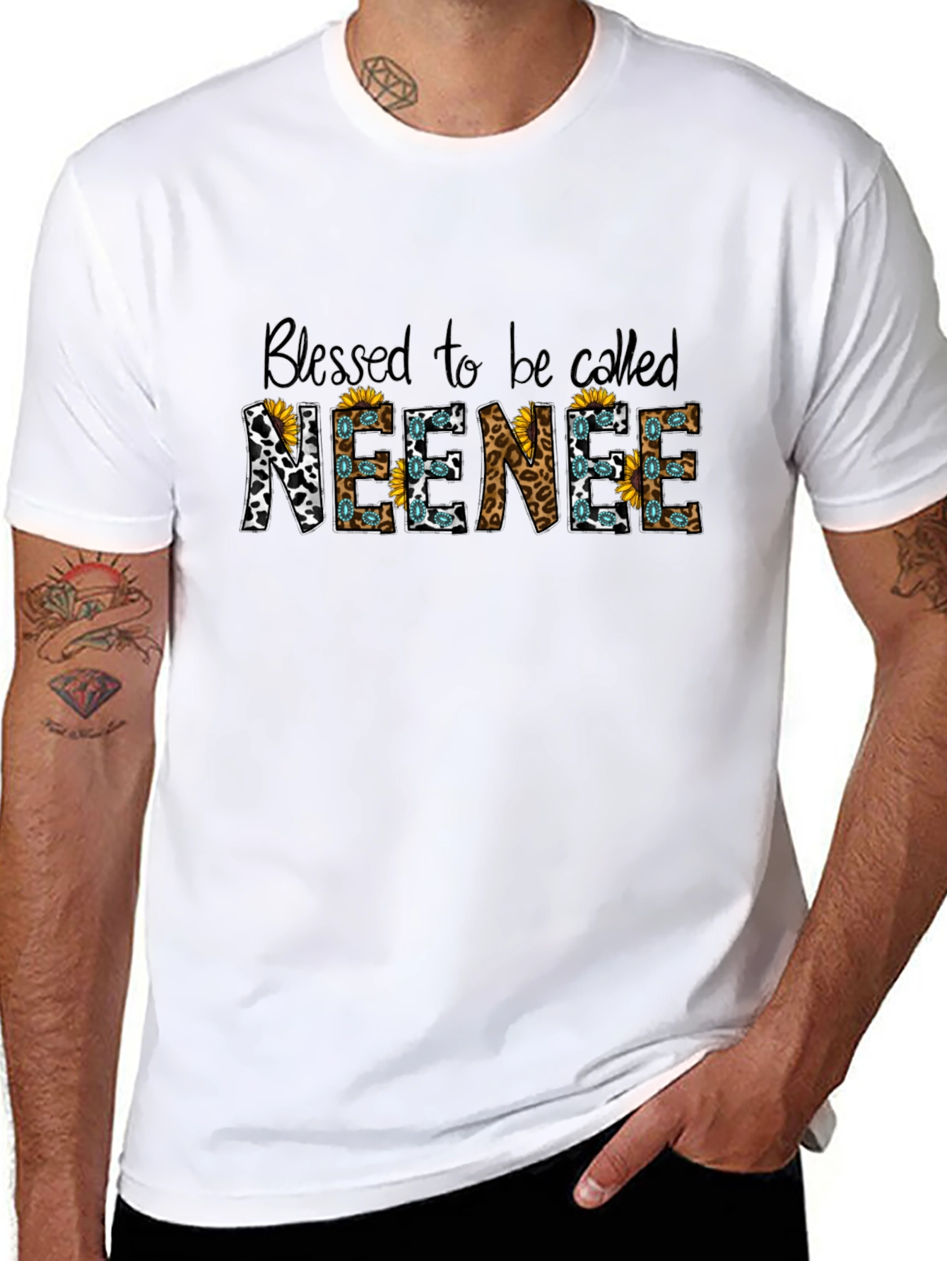 Blessed to be Called NEENEE Black T-Shirt