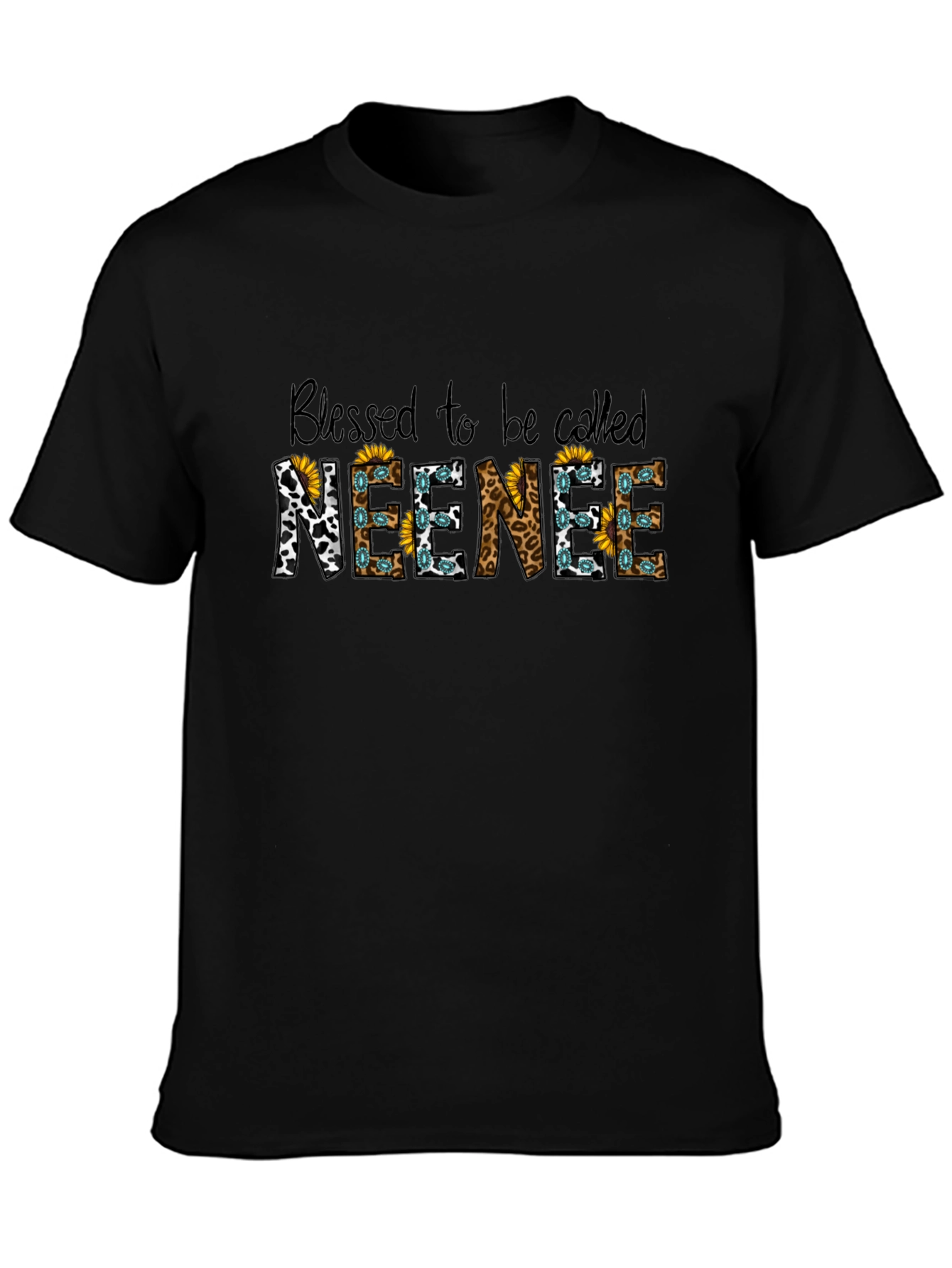 Blessed to be Called NEENEE Black T-Shirt