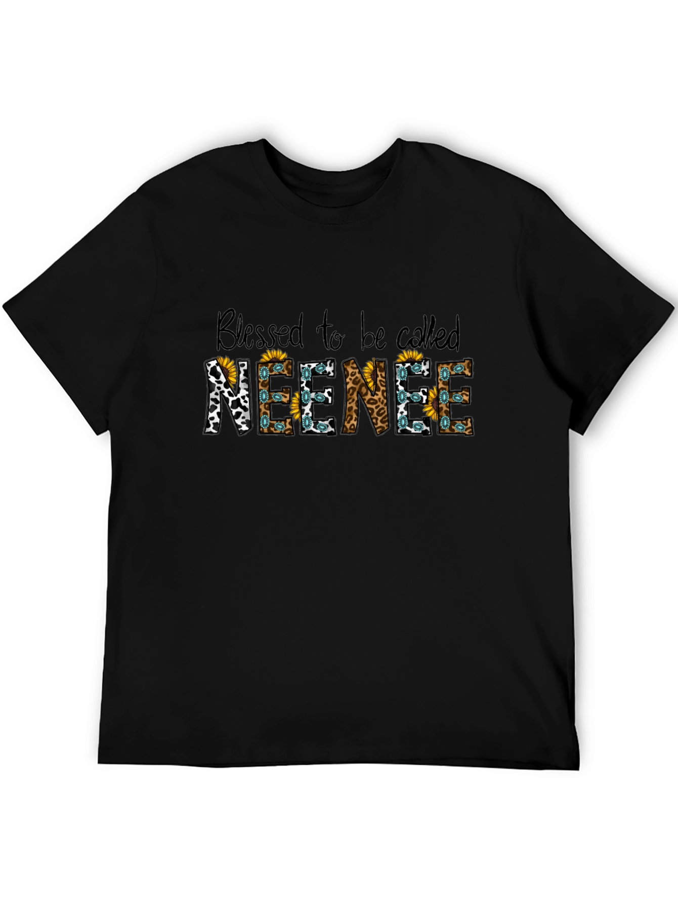 Blessed to be Called NEENEE Black T-Shirt