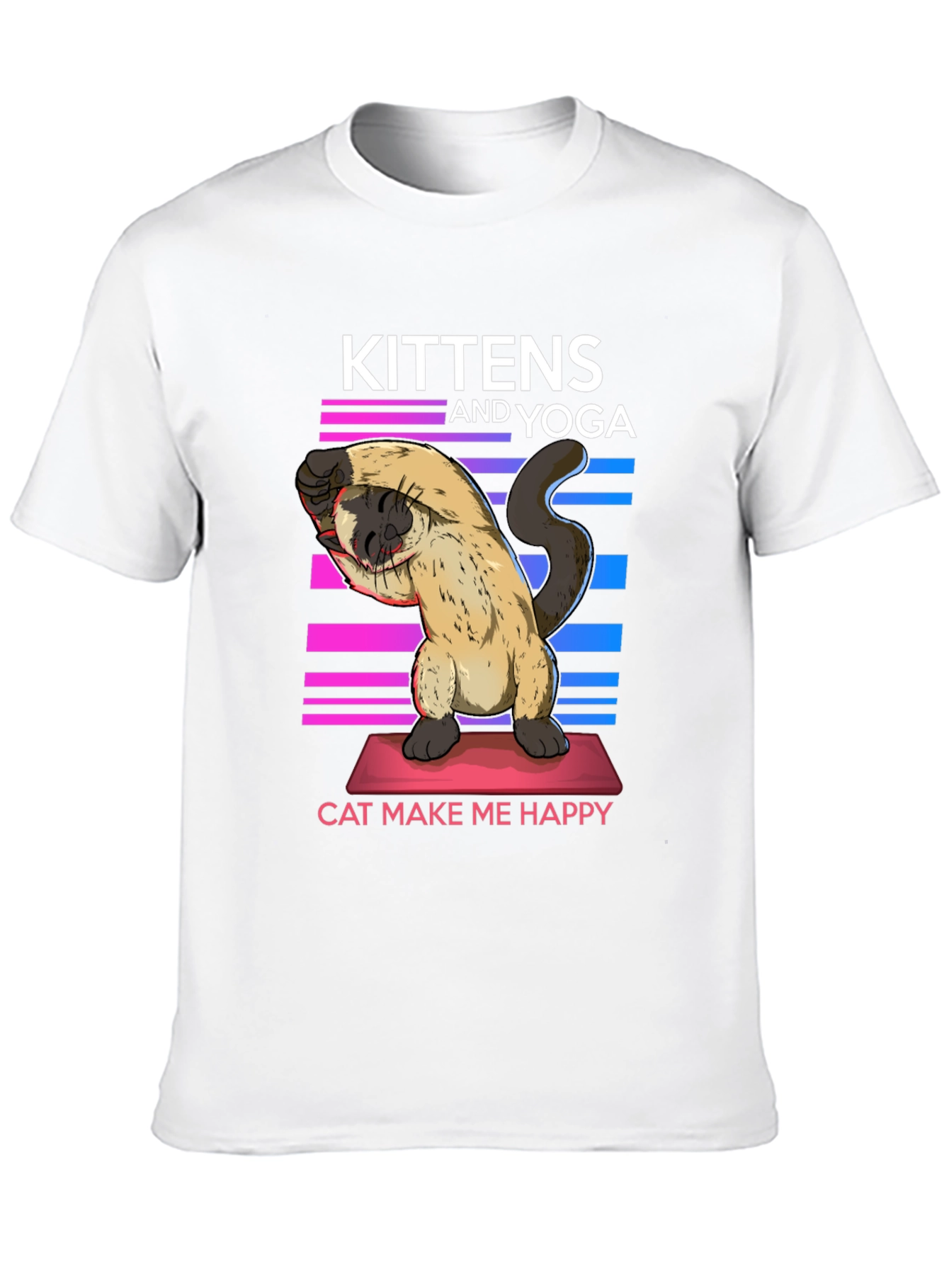 Kittens & Yoga Cat Lover T-Shirt