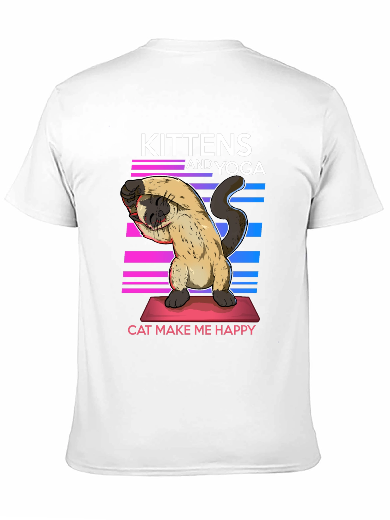 Kittens & Yoga Cat Lover T-Shirt
