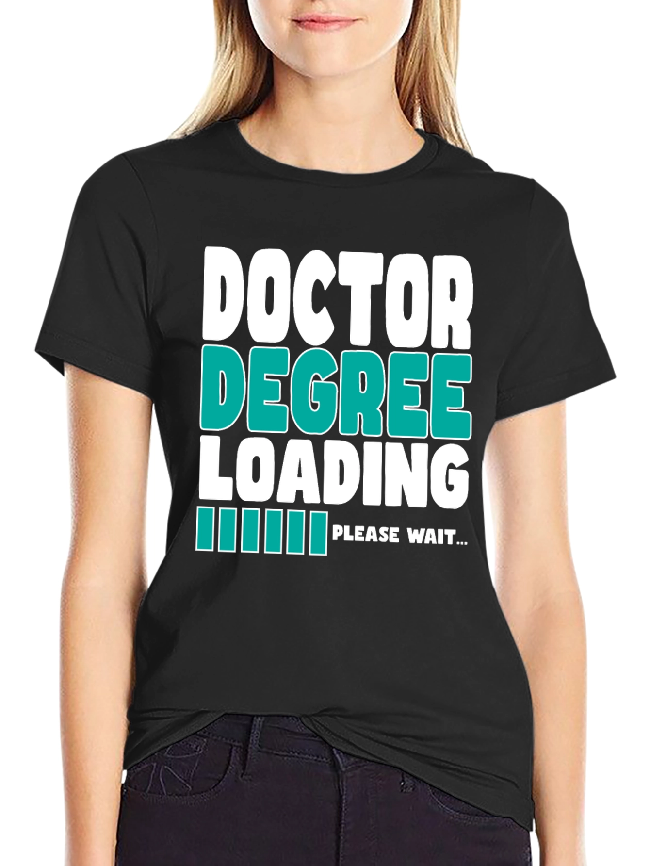 Doctor Degree Loading - Funny Graphic T-Shirt