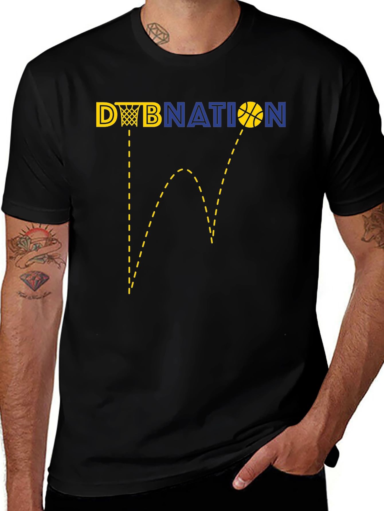DTB Nation Graphic T-Shirt - Black