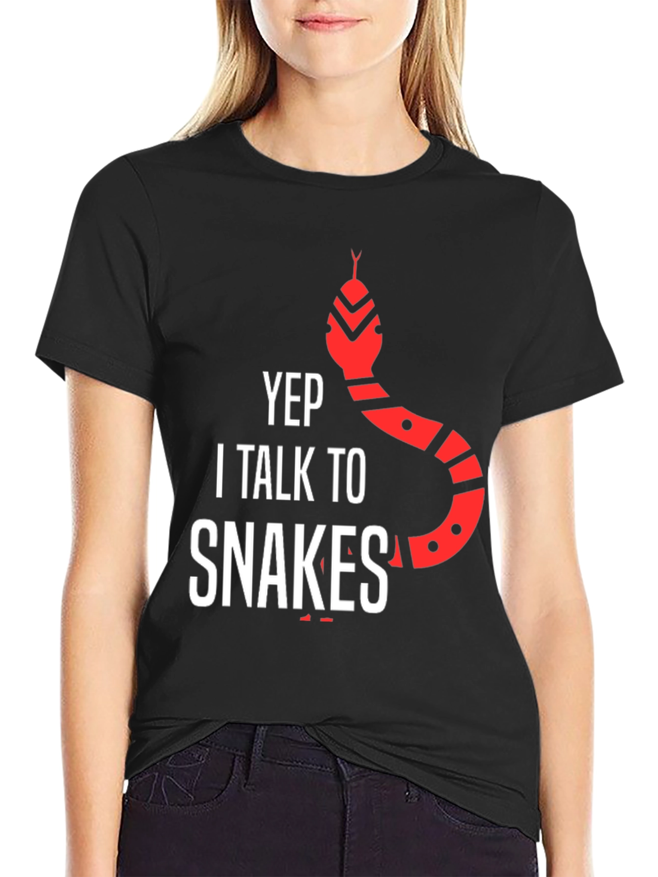 Yep I Talk to Snakes Graphic Tee