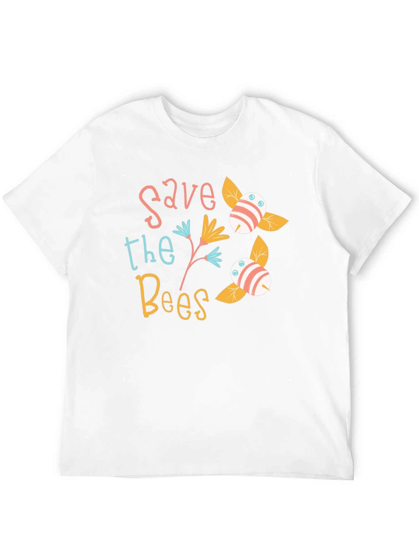 Save the Bees Graphic T-Shirt - Black