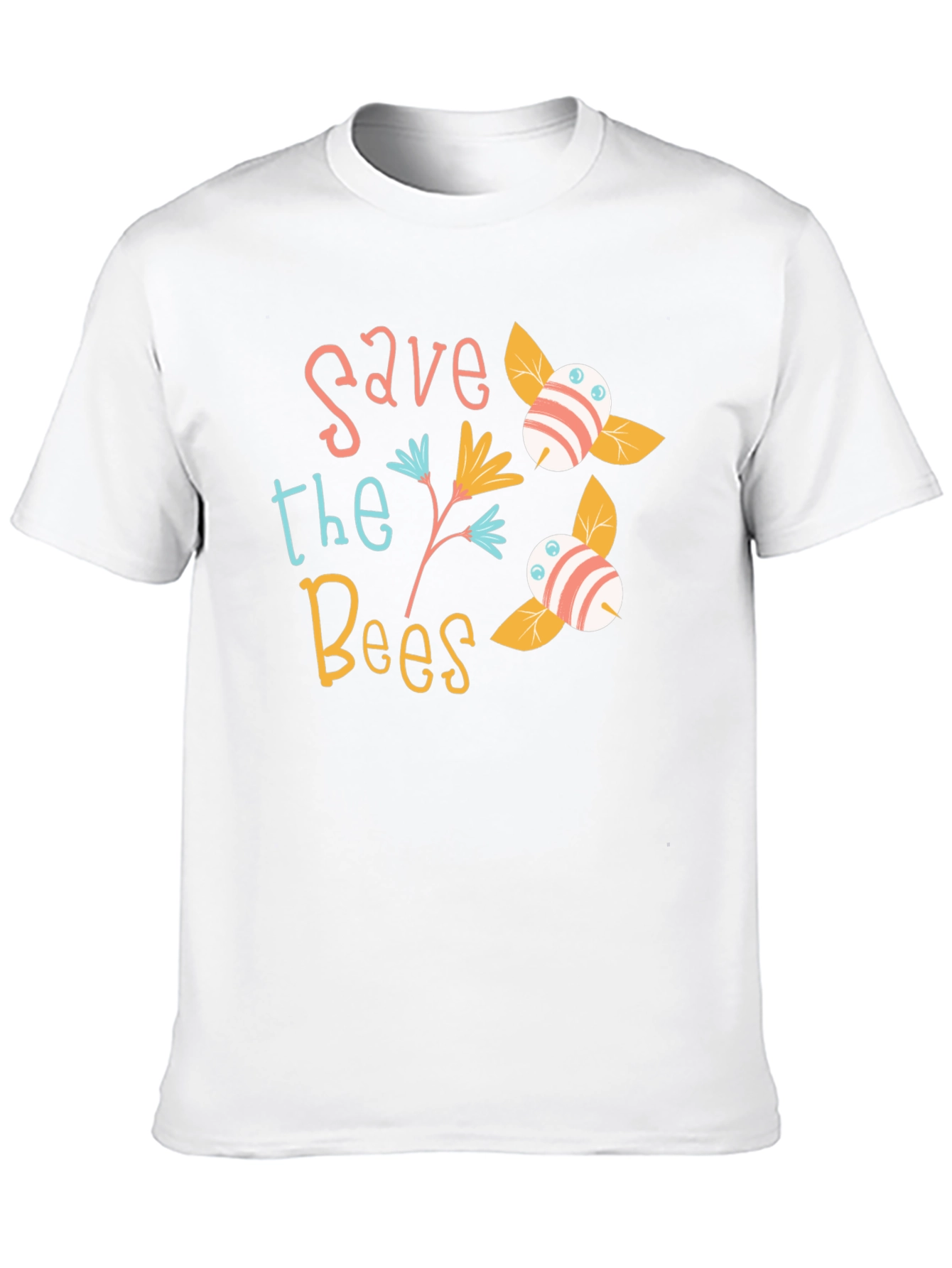 Save the Bees Graphic T-Shirt - Black
