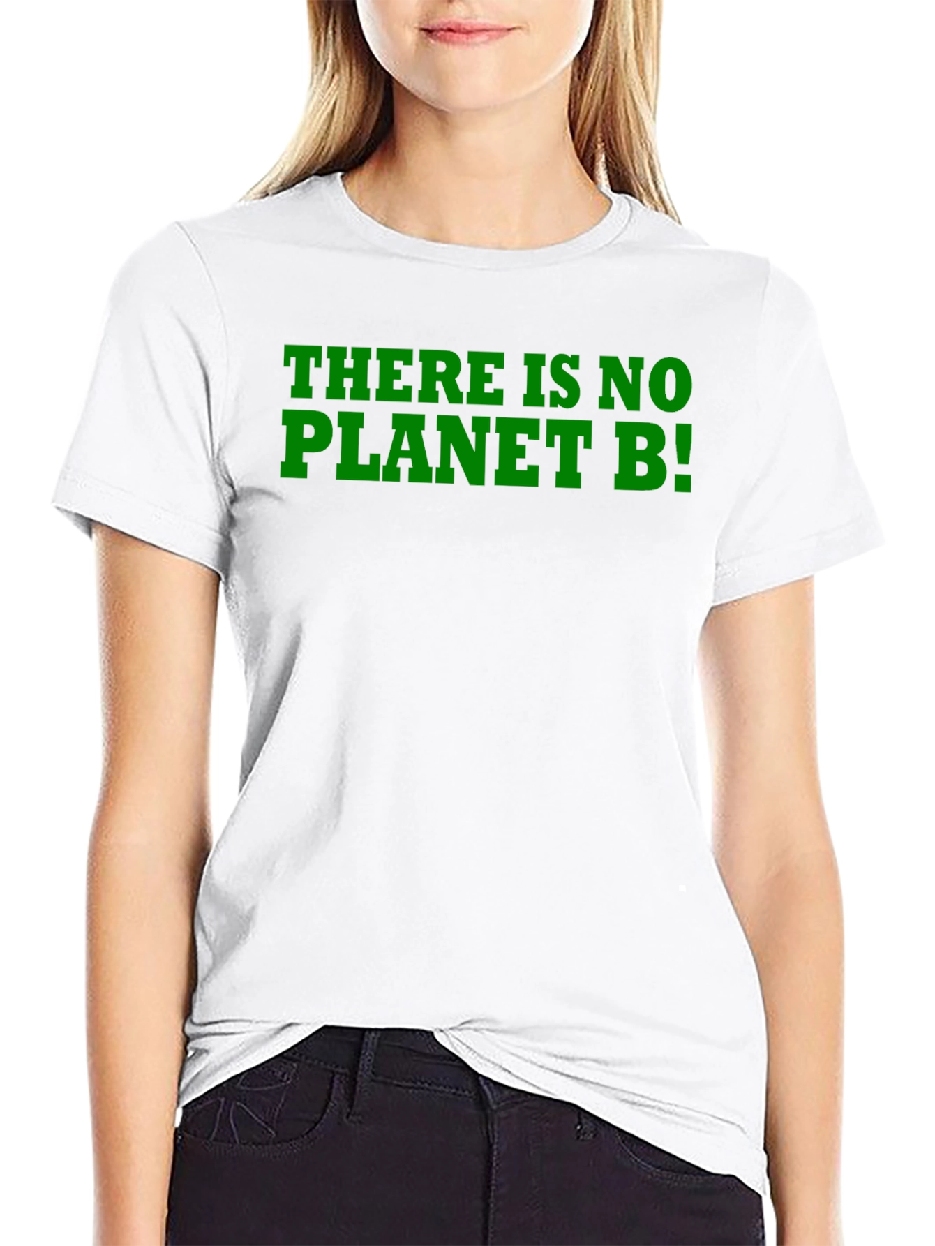 Planet B T-Shirt - Eco-Friendly Message Black