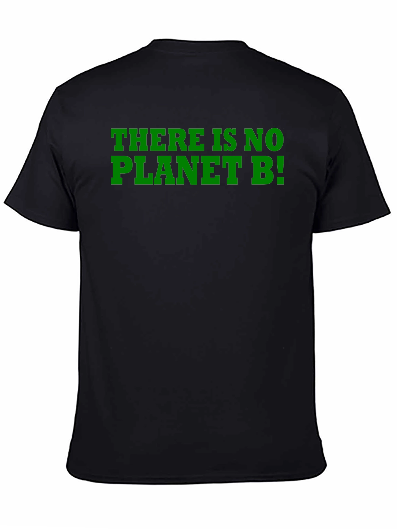 Planet B T-Shirt - Eco-Friendly Message Black