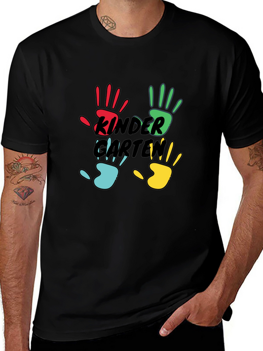 Kindergarten Teacher Handprint T-Shirt