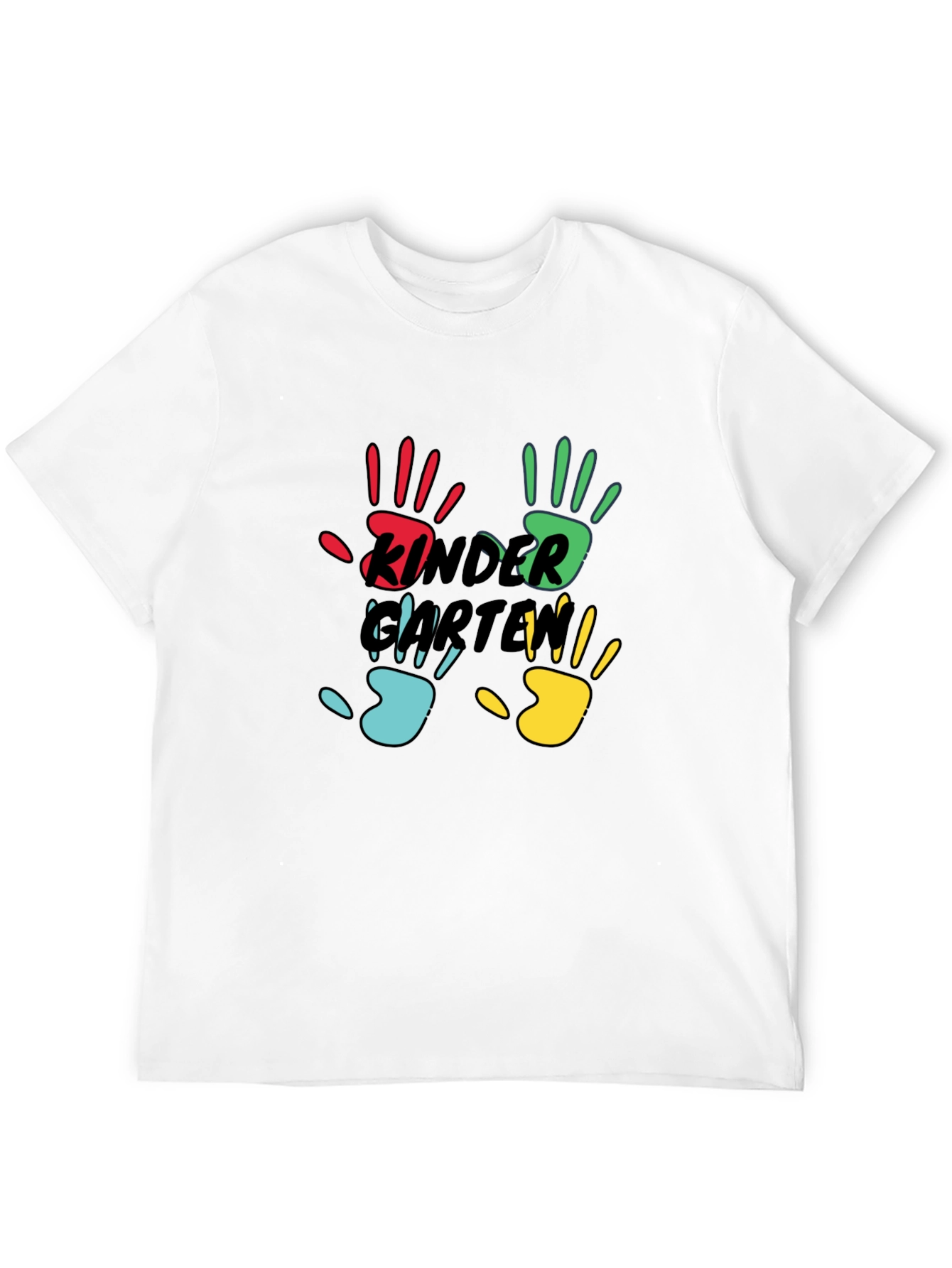 Kindergarten Teacher Handprint T-Shirt