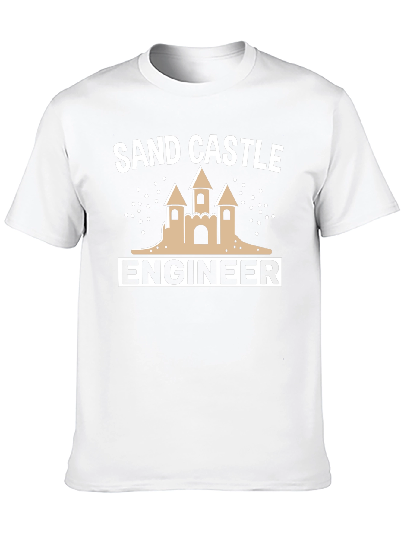 Sandcastle Engineer T-Shirt - Black Cotton Tee