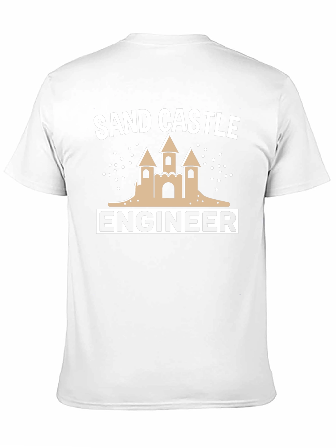 Sandcastle Engineer T-Shirt - Black Cotton Tee