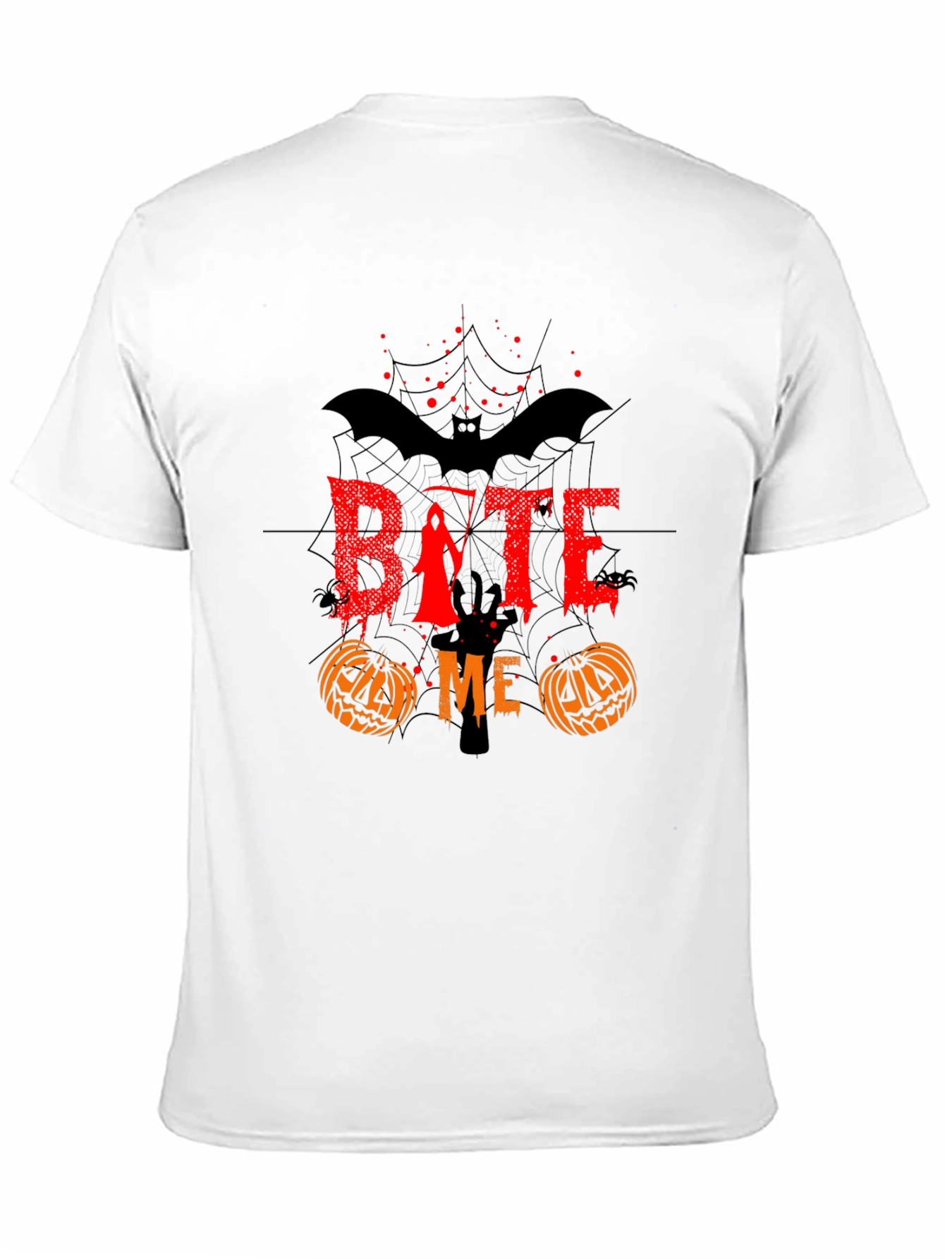 Bite Me Halloween Graphic T-Shirt
