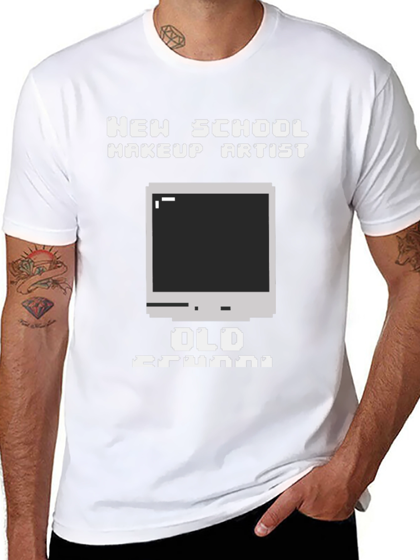 New School Makeup Artist Old Grunge T-Shirt