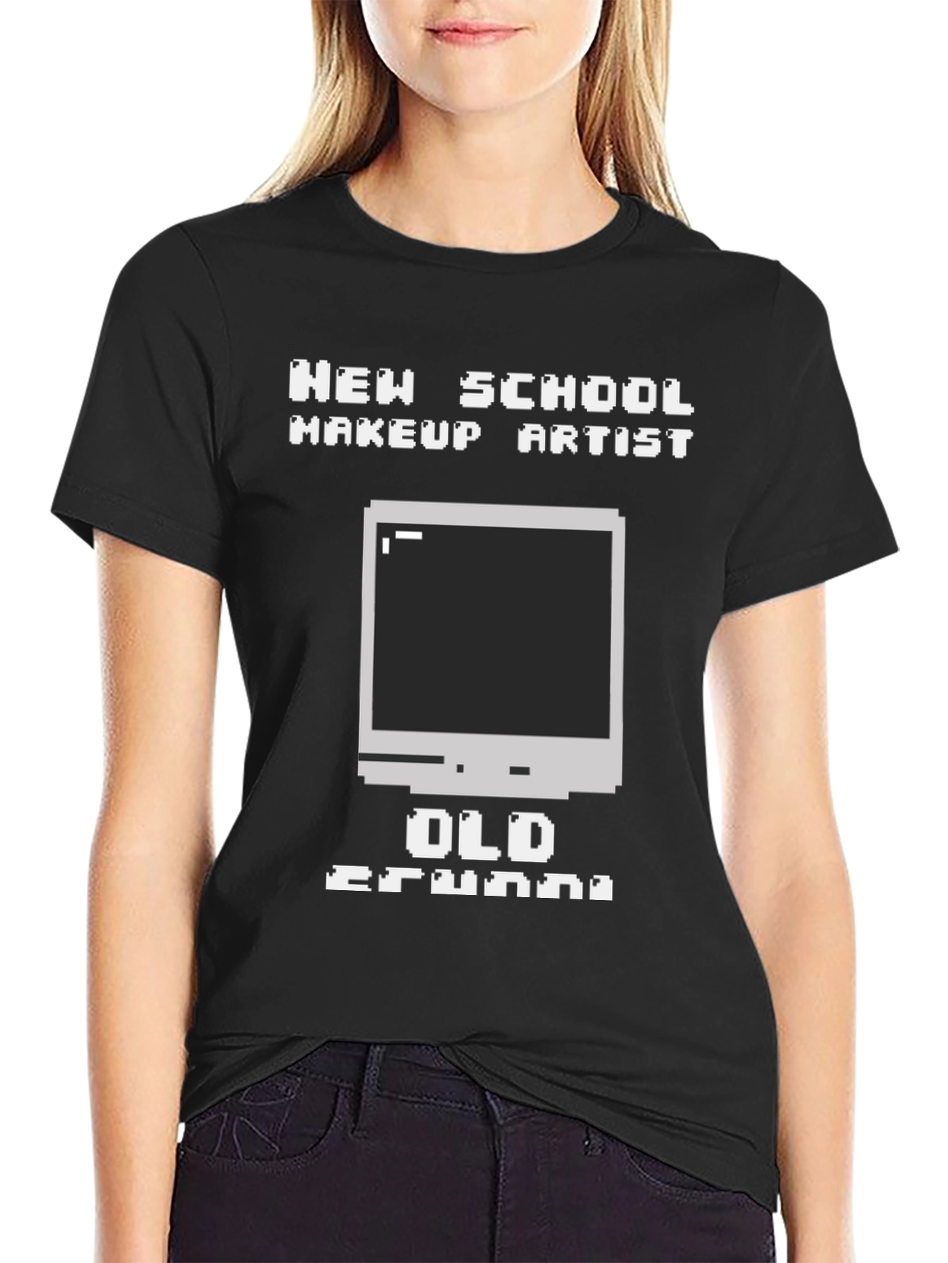 New School Makeup Artist Old Grunge T-Shirt